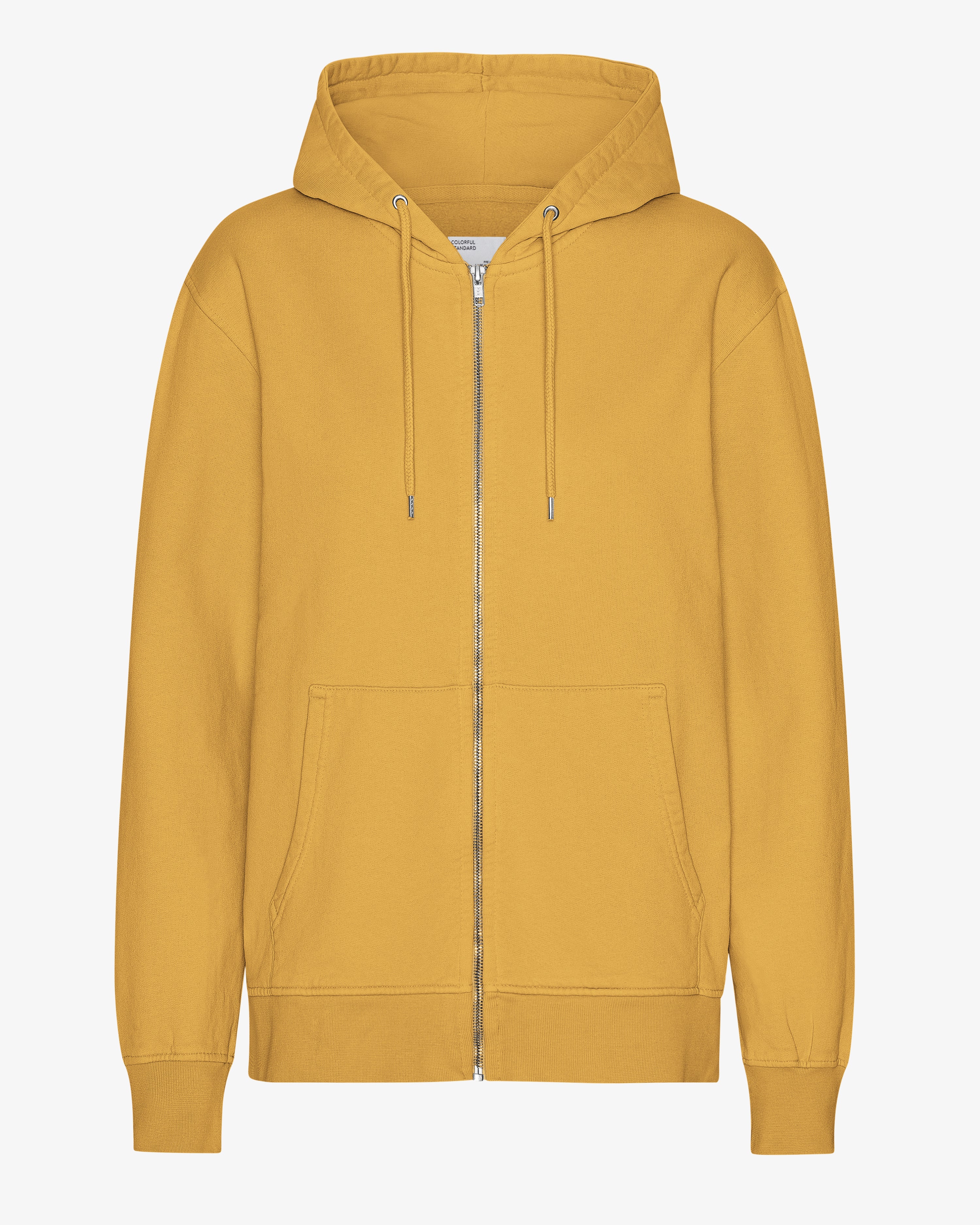 Classic Organic Zip Hood - Burned Yellow