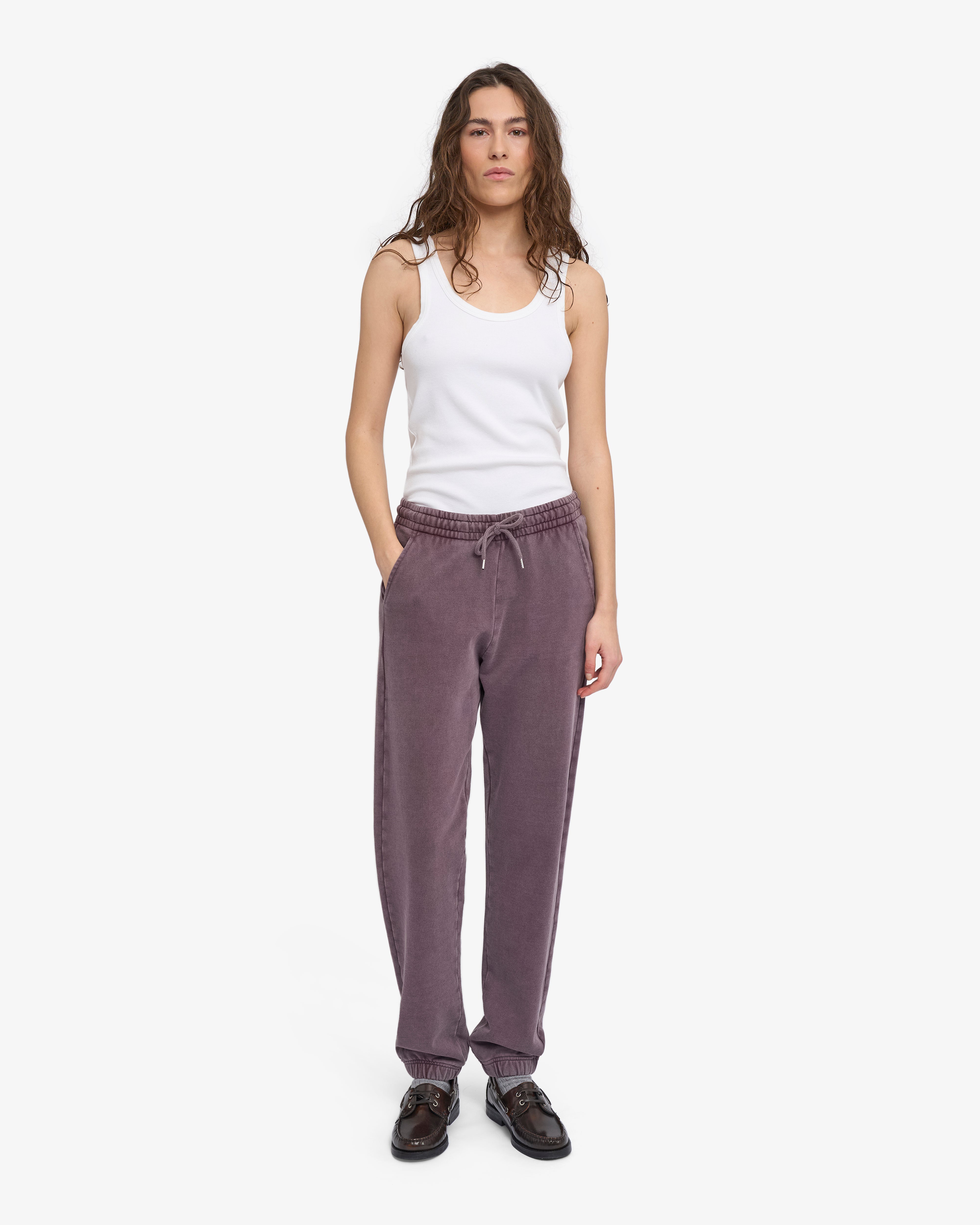 Organic Sweatpants - Faded Grape