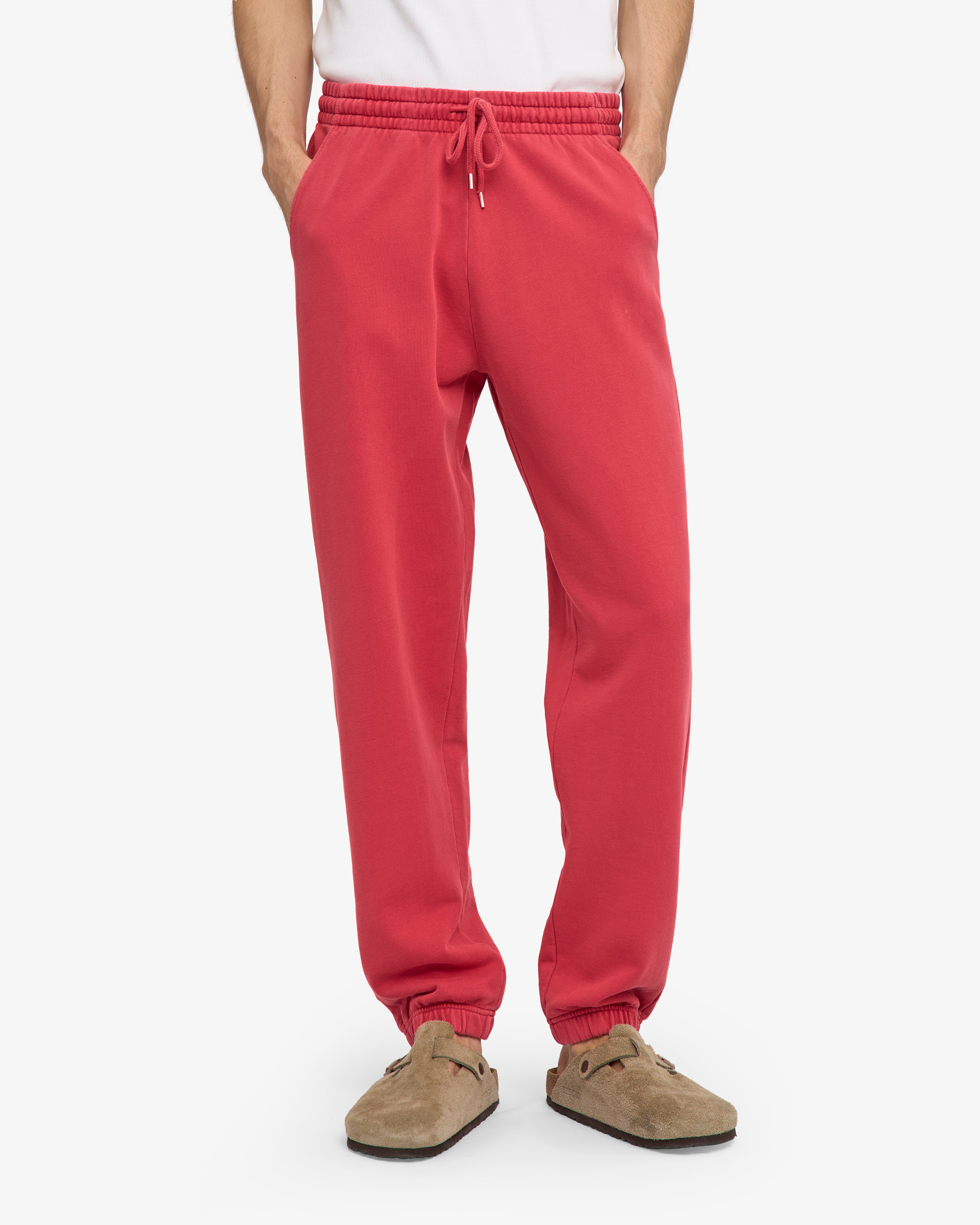 Organic Sweatpants - Faded Red