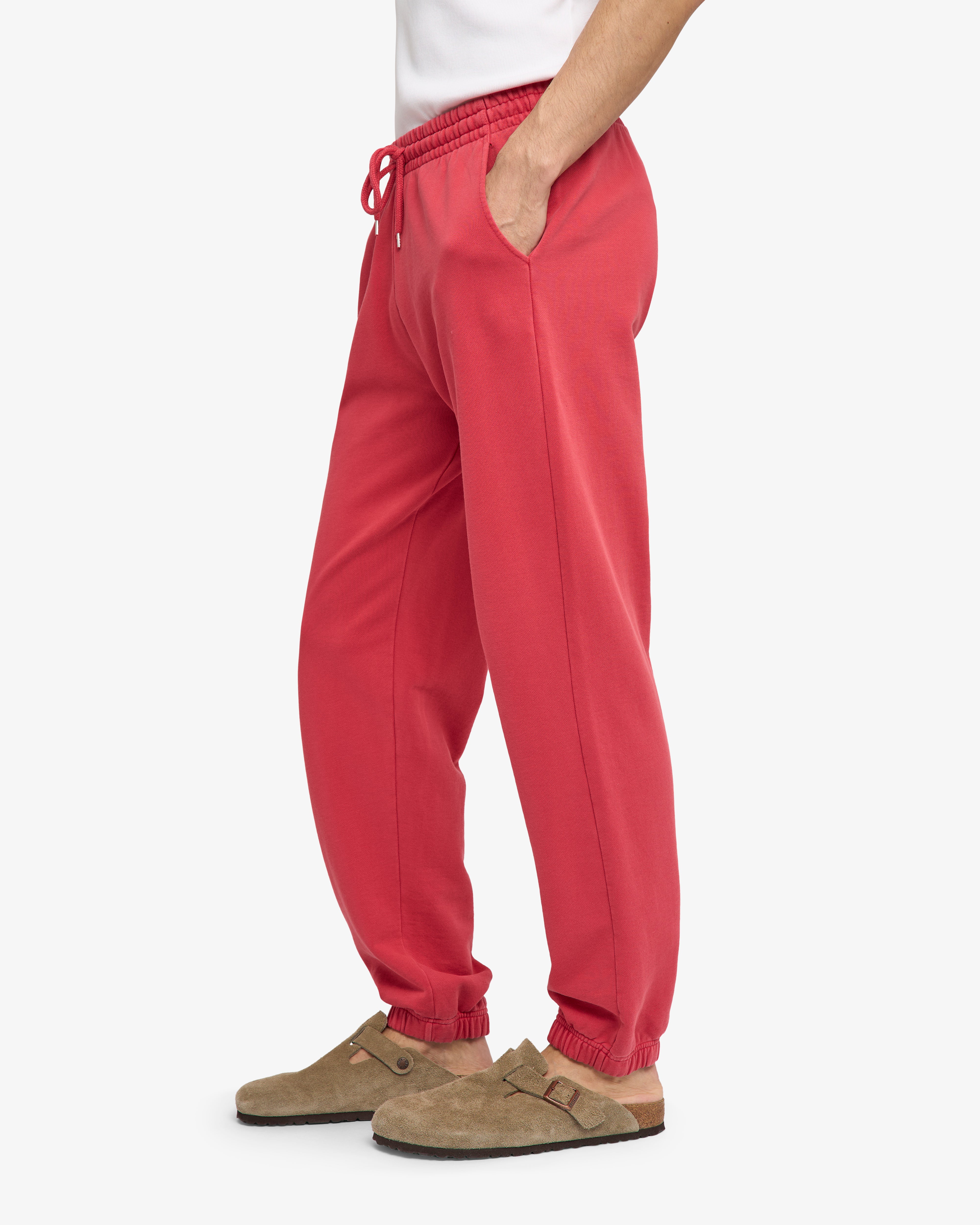 Organic Sweatpants - Faded Red