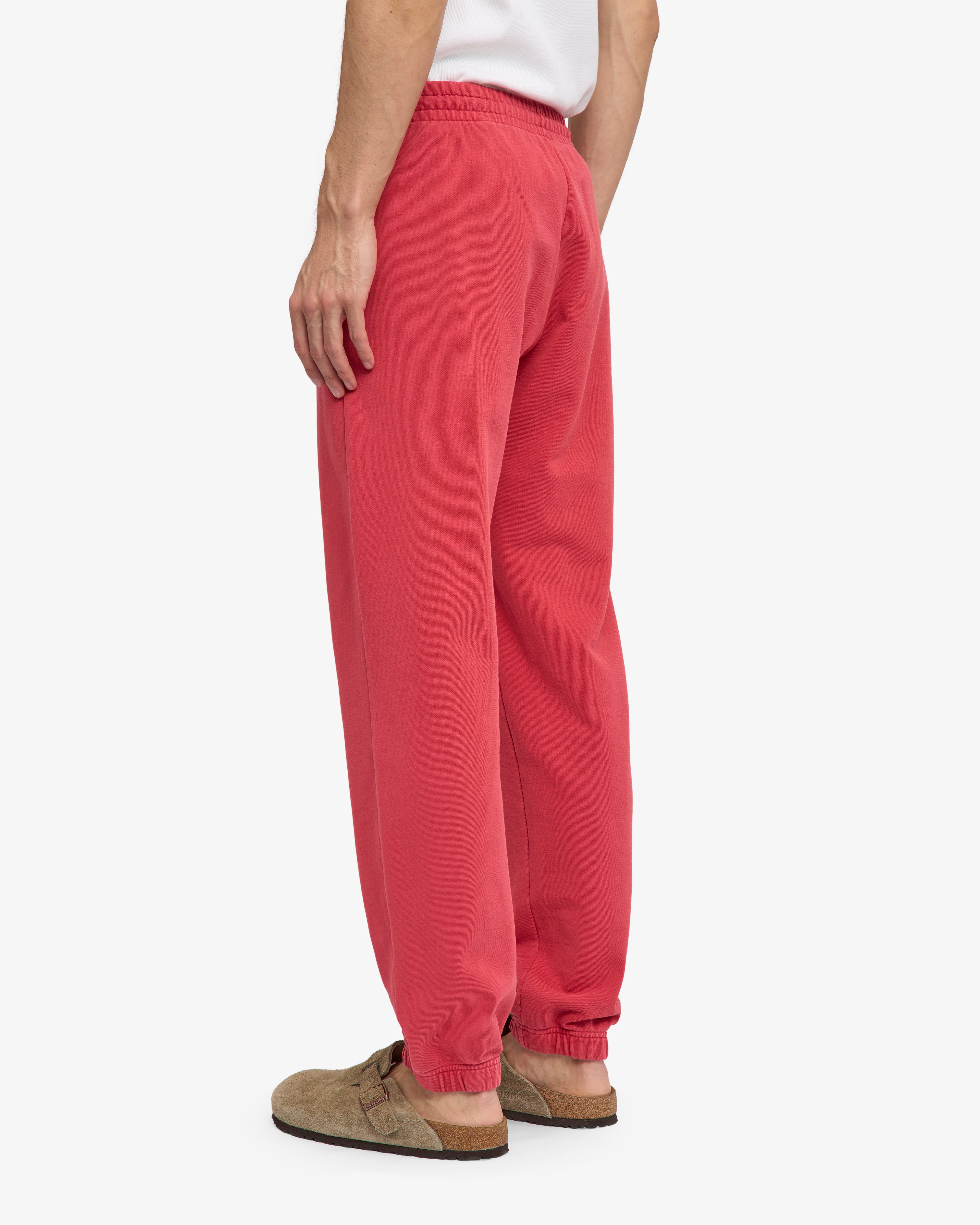 Organic Sweatpants - Faded Red