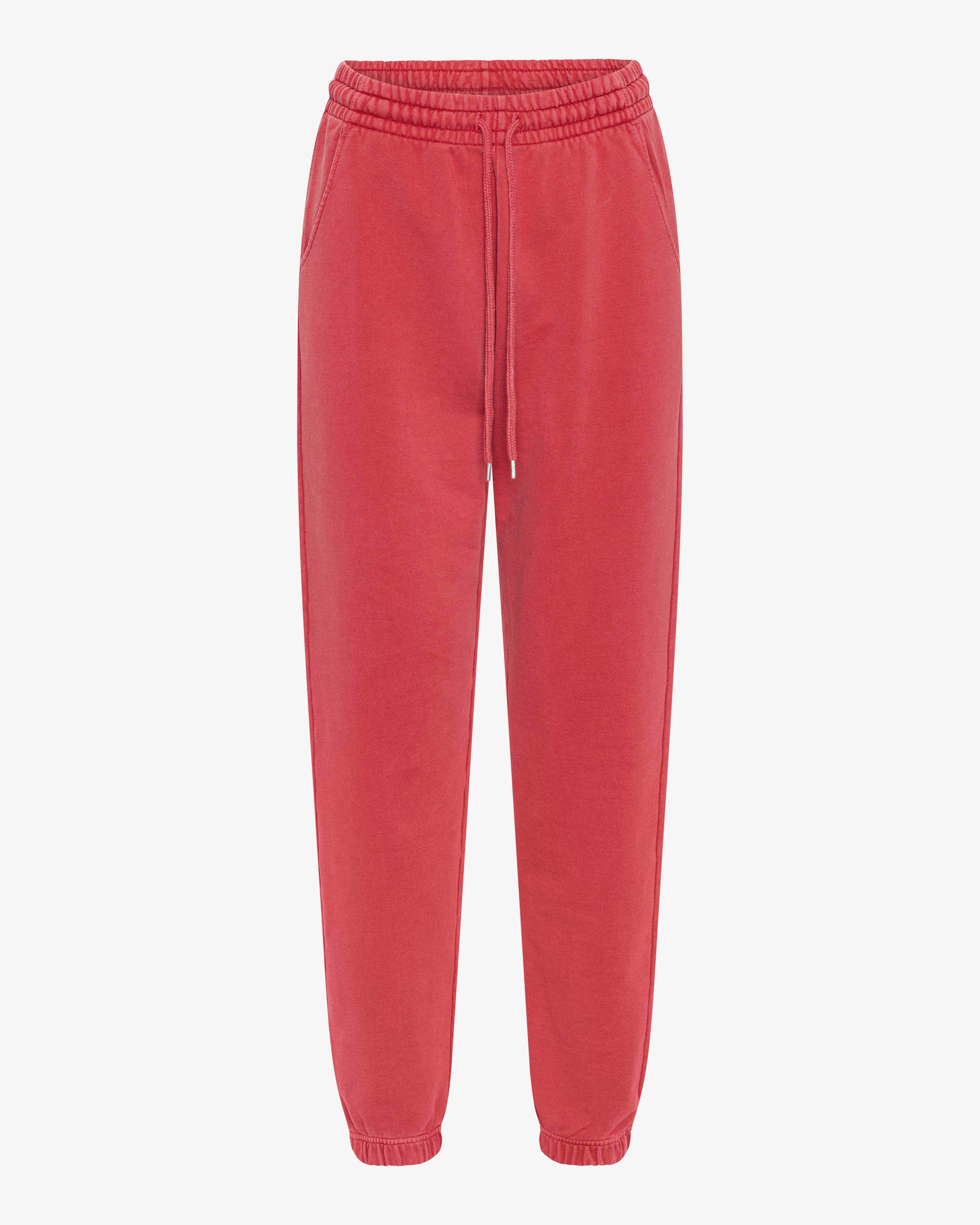Organic Sweatpants - Faded Red