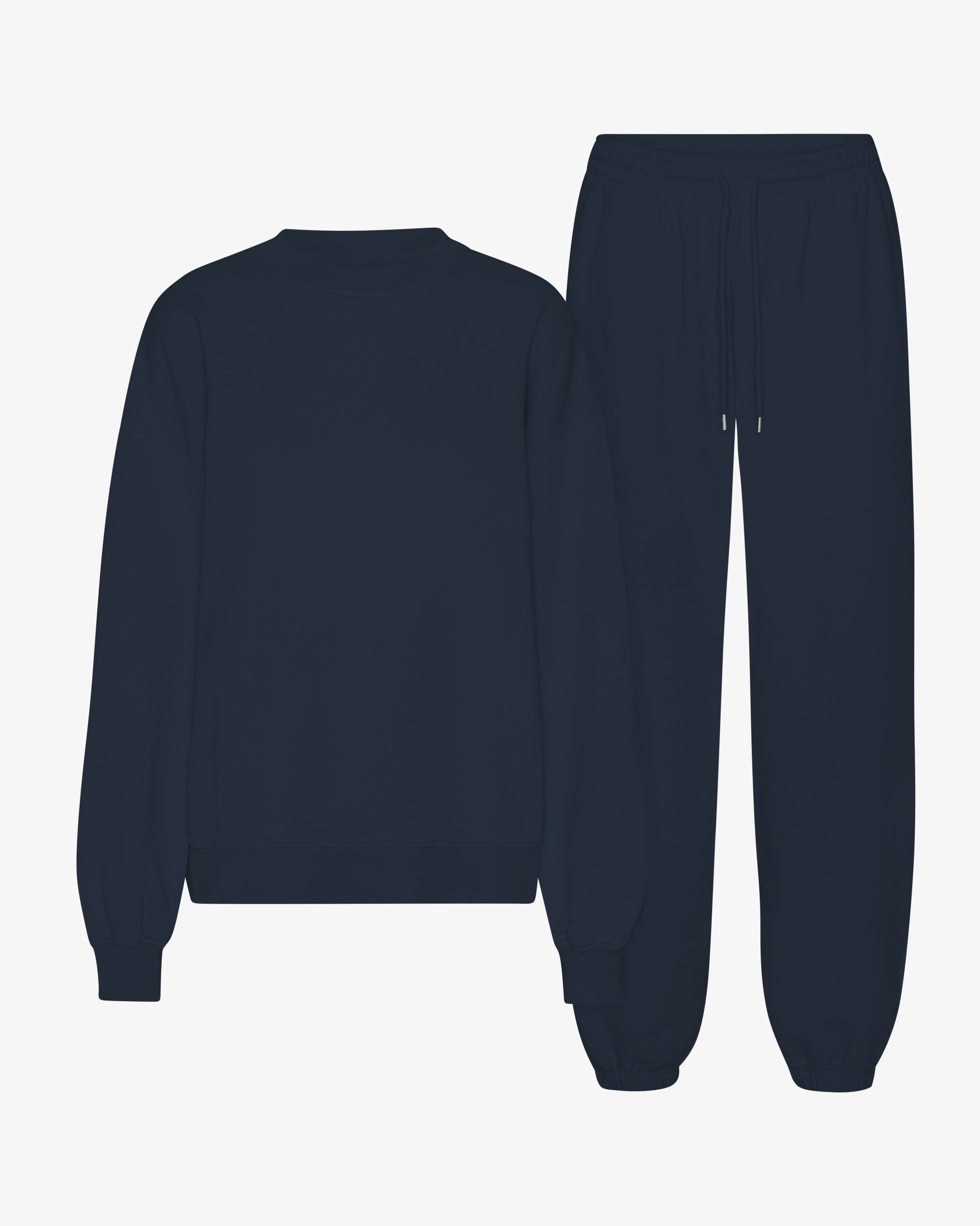 Organic Relaxed Sweatsuit - Navy Blue