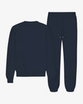 Organic Relaxed Sweatsuit - Navy Blue