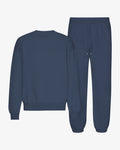 Organic Relaxed Sweatsuit - Petrol Blue