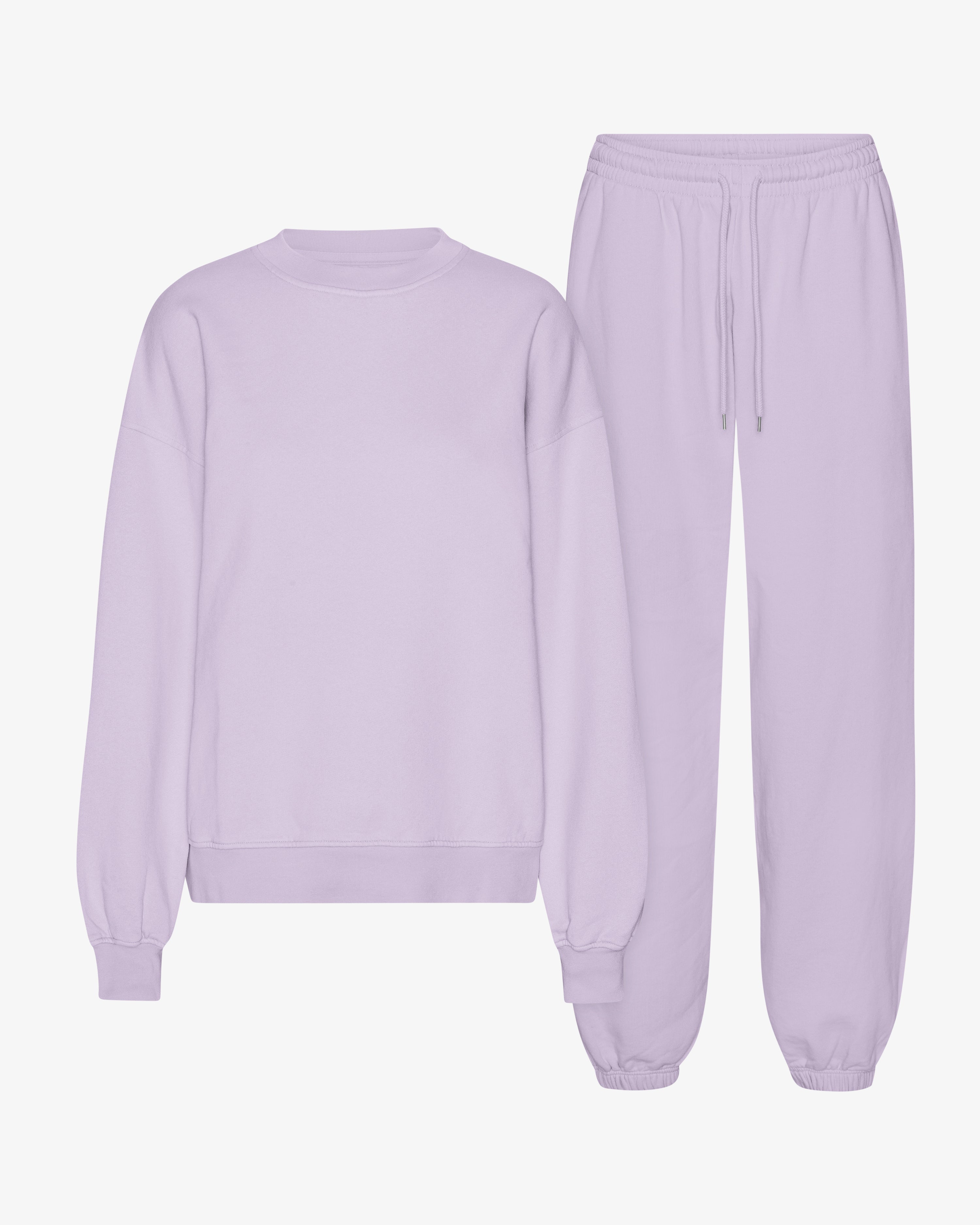 Organic Relaxed Sweatsuit - Soft Lavender