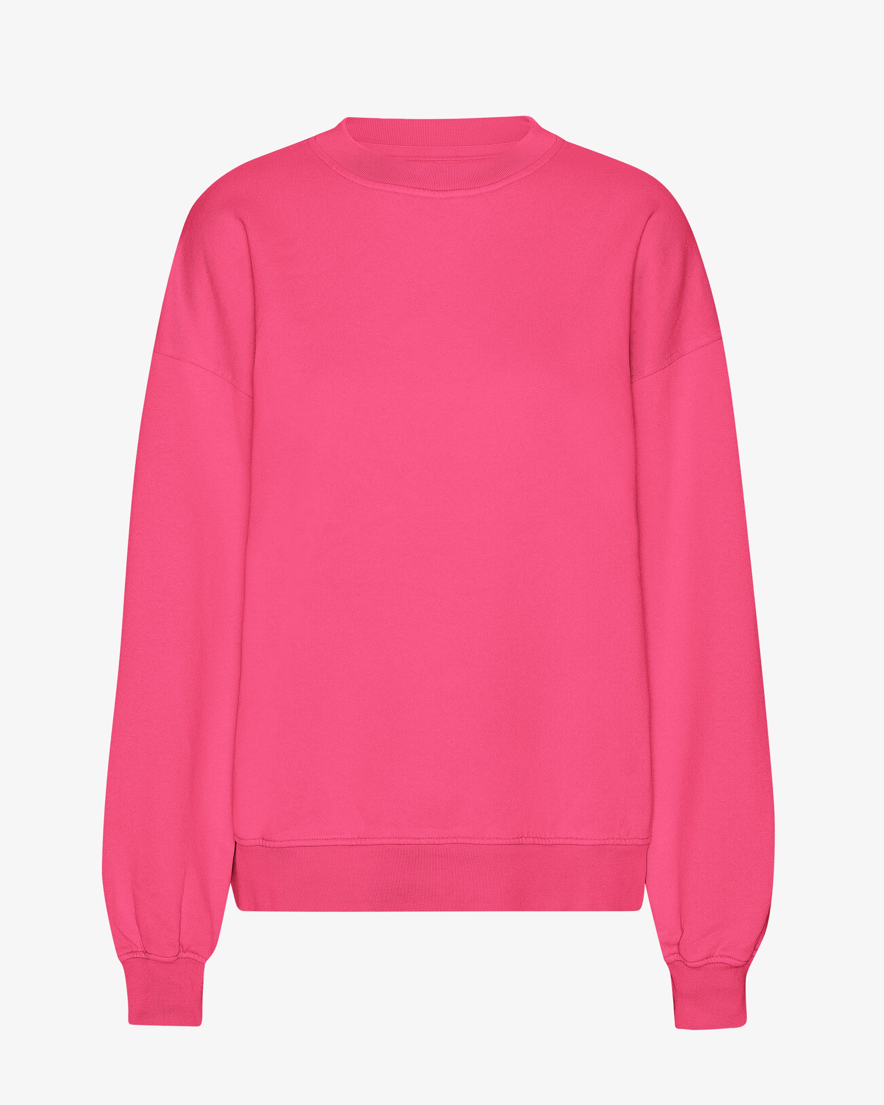 Organic Oversized Crew - Bubblegum Pink