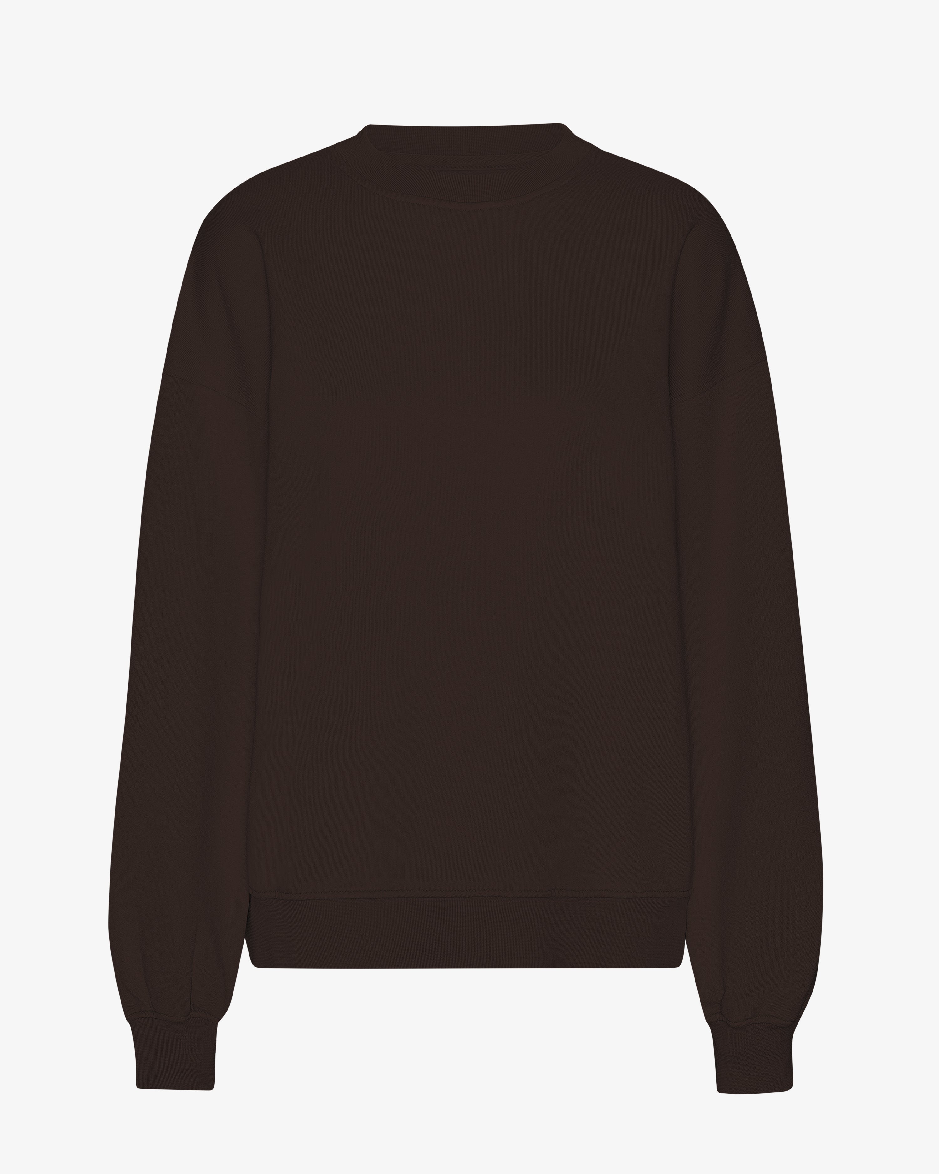 Organic Oversized Crew - Coffee Brown