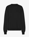 Organic Oversized Crew - Deep Black