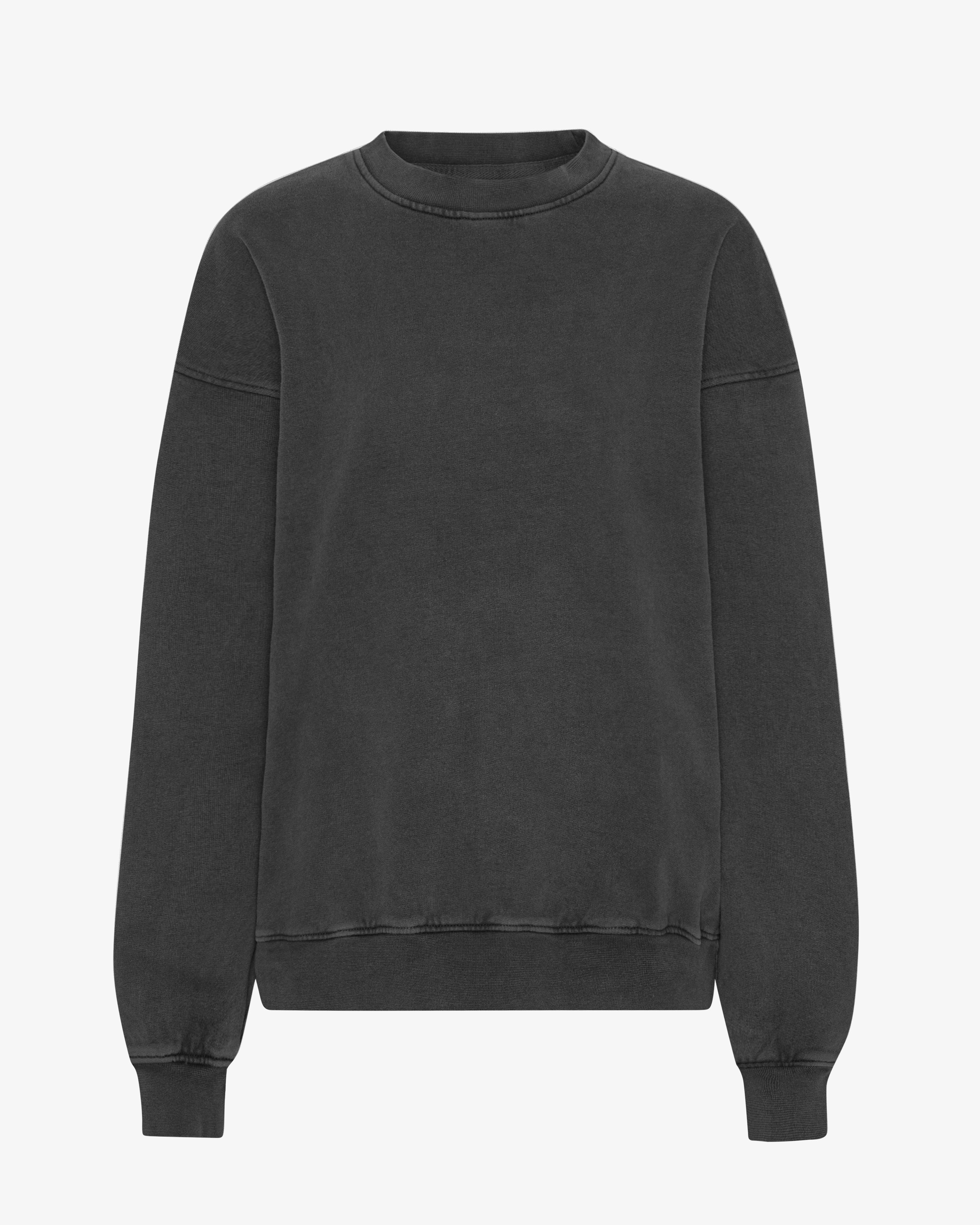 Organic Oversized Crew - Faded Black