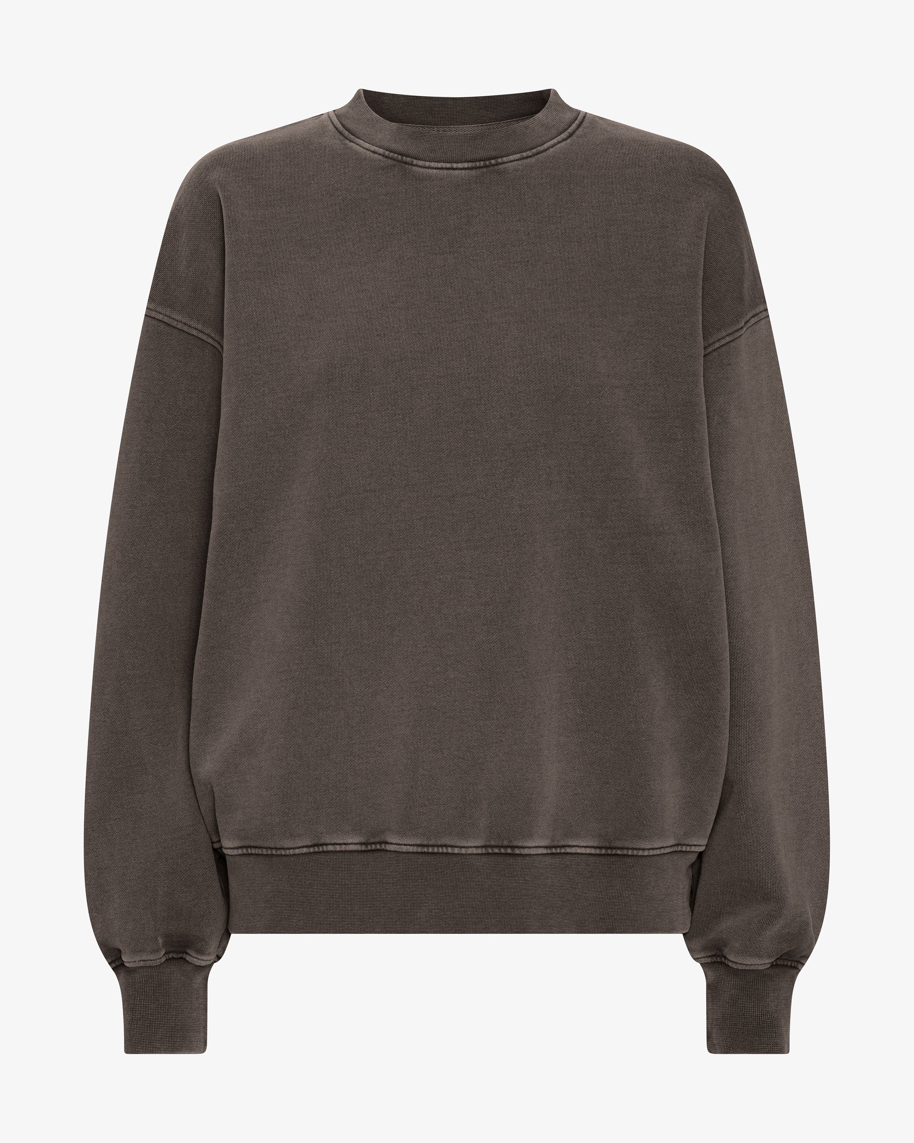 Organic Oversized Crew - Faded Mud