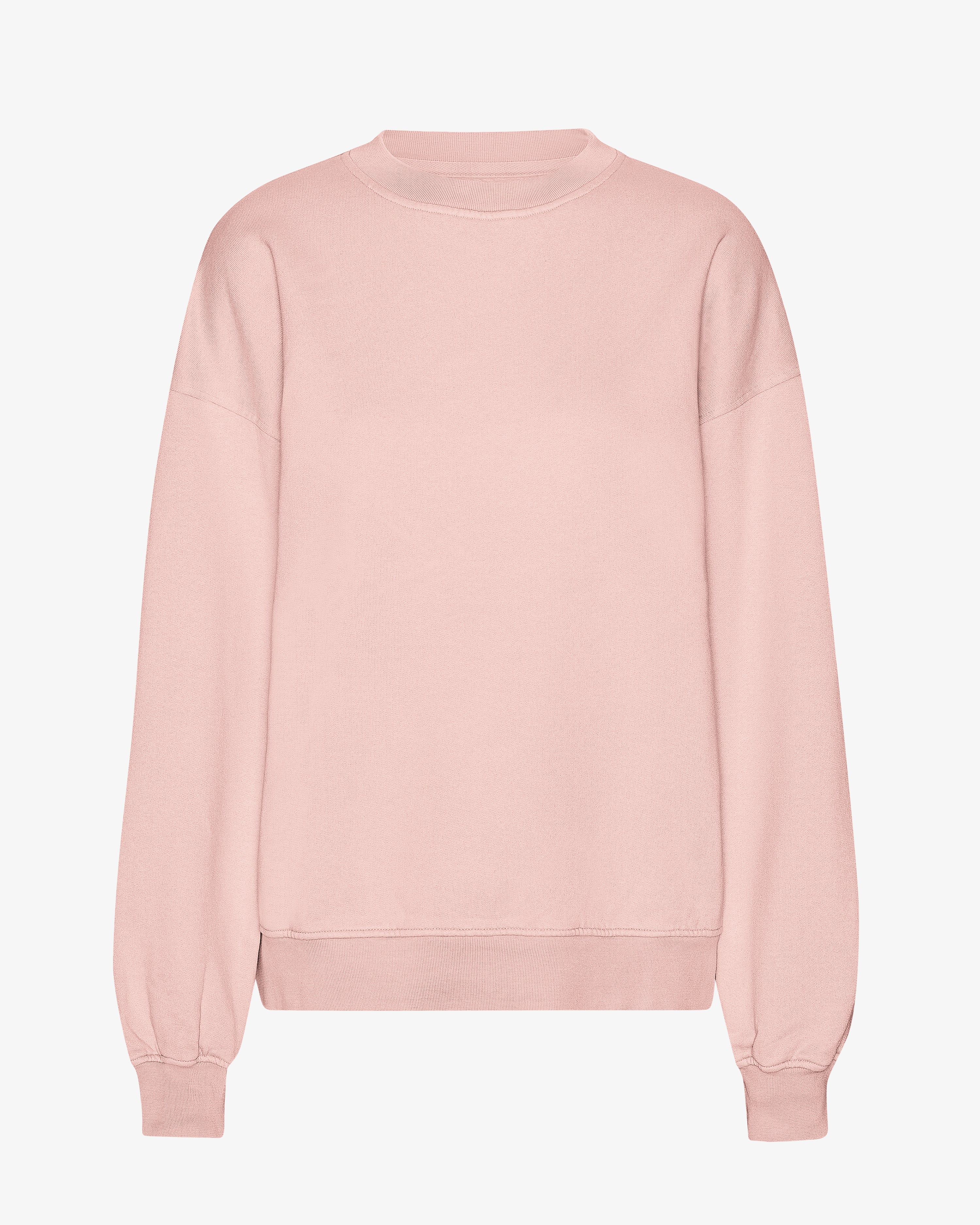 Organic Oversized Crew - Faded Pink