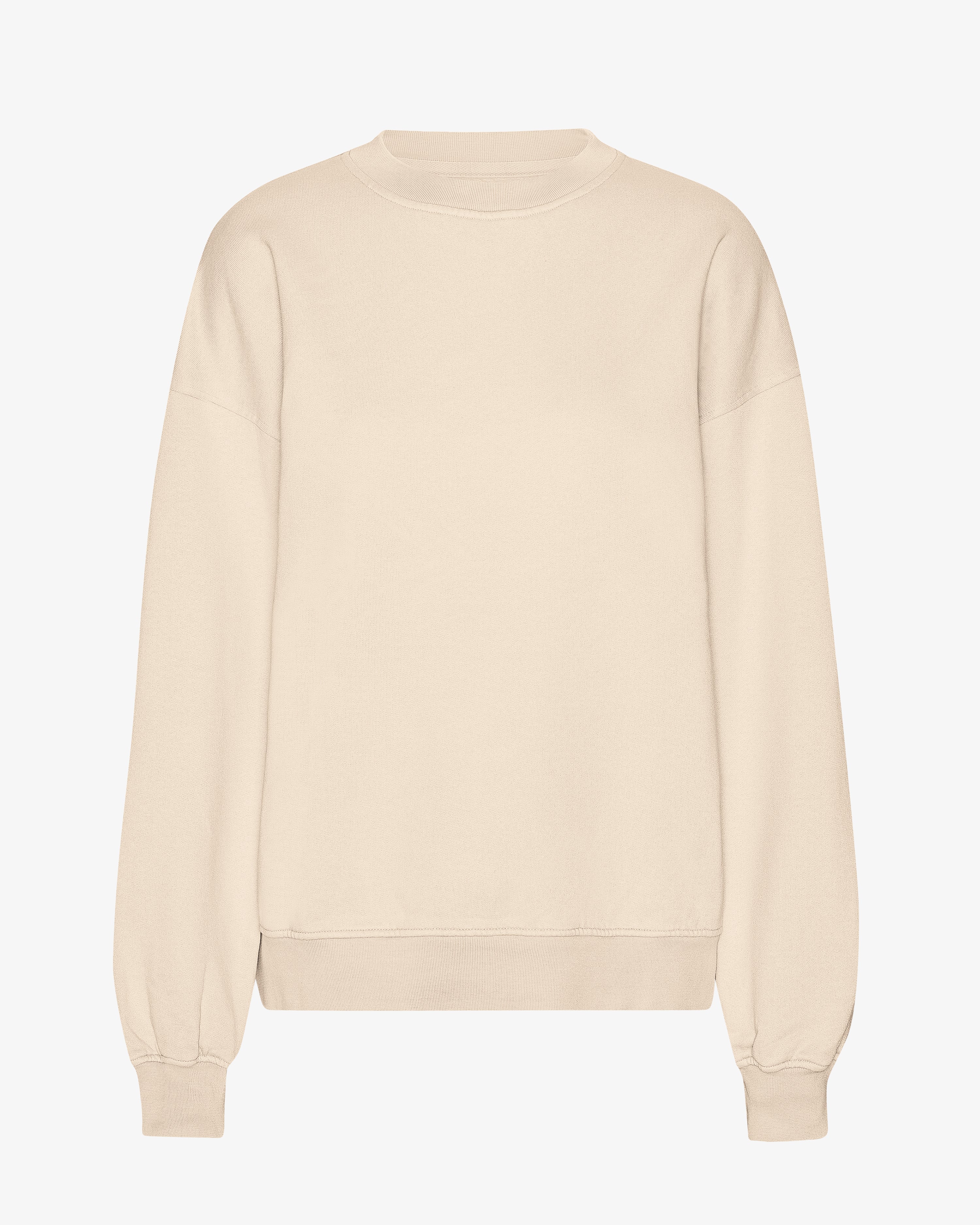 Organic Oversized Crew - Ivory White