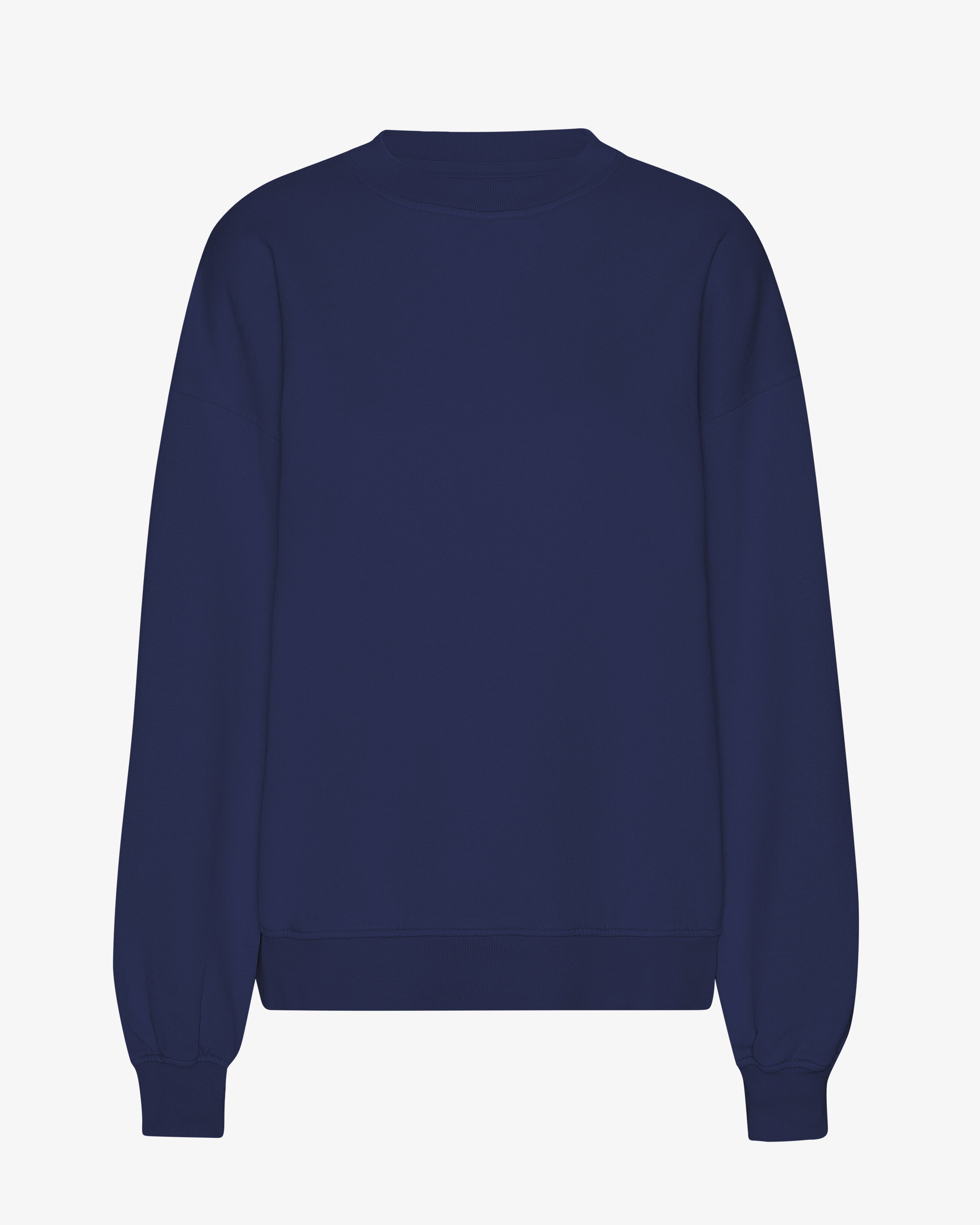 Organic Oversized Crew - Marine Blue