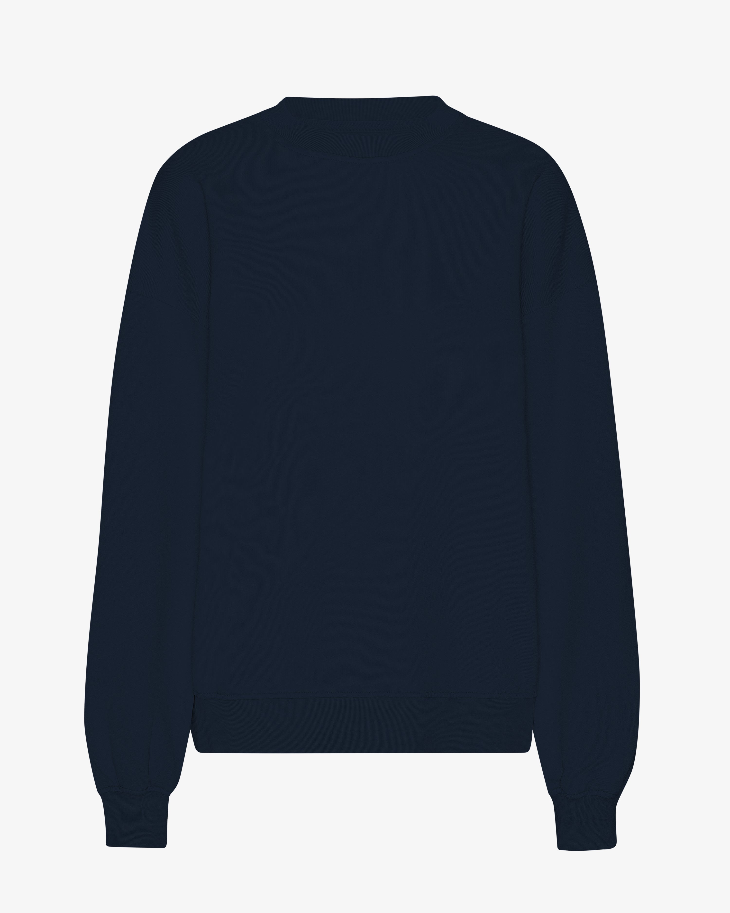 Organic Oversized Crew - Navy Blue