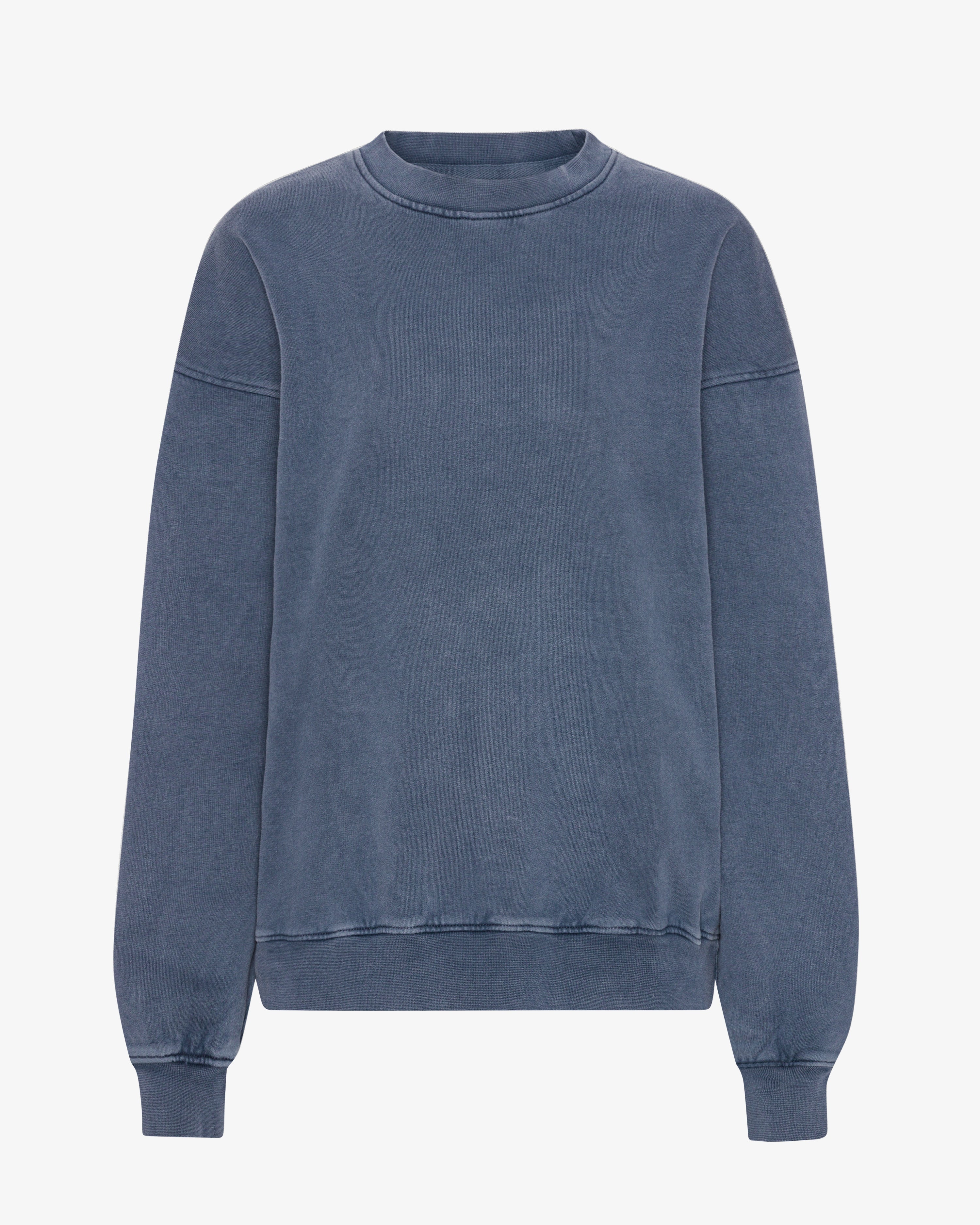 Organic Oversized Crew - Neptune Blue