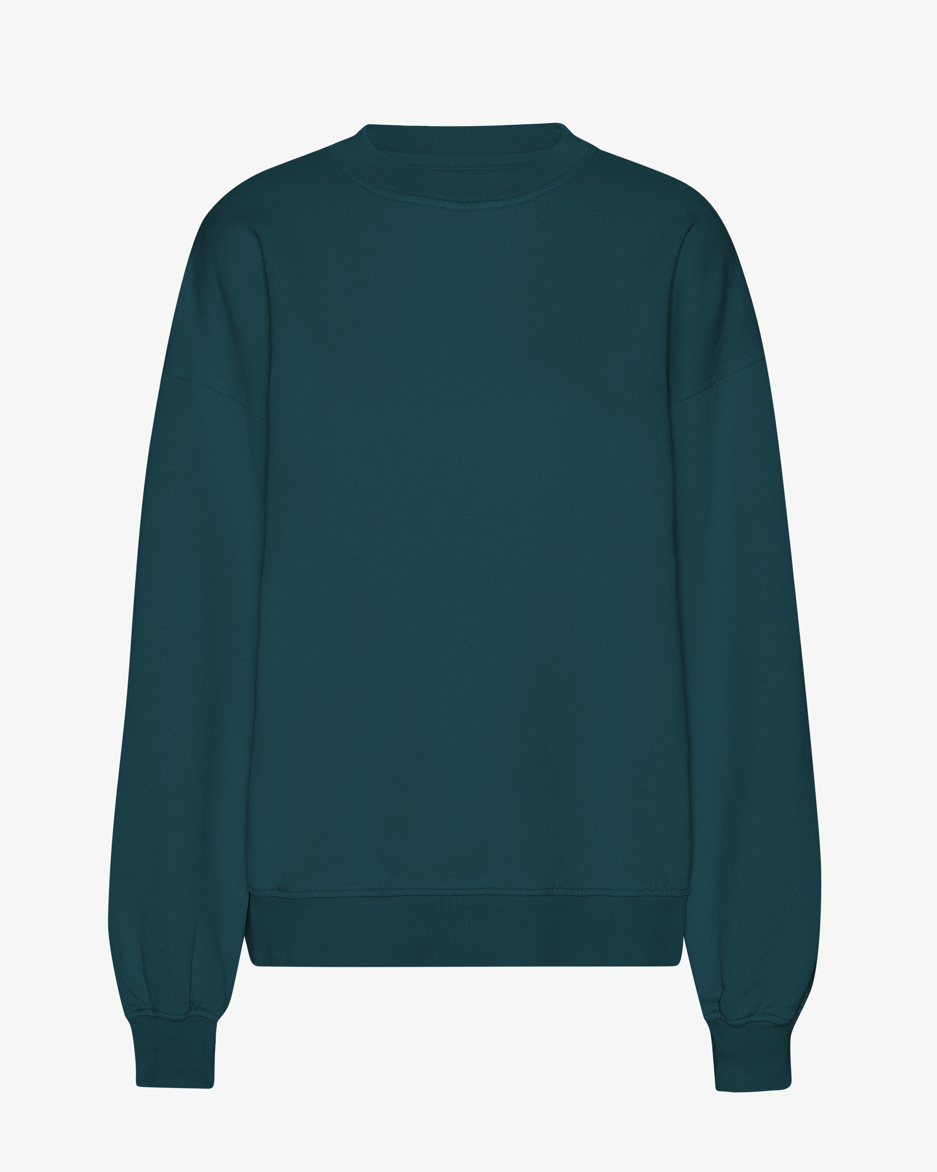 Organic Oversized Crew - Ocean Green