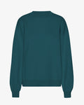 Organic Oversized Crew - Ocean Green