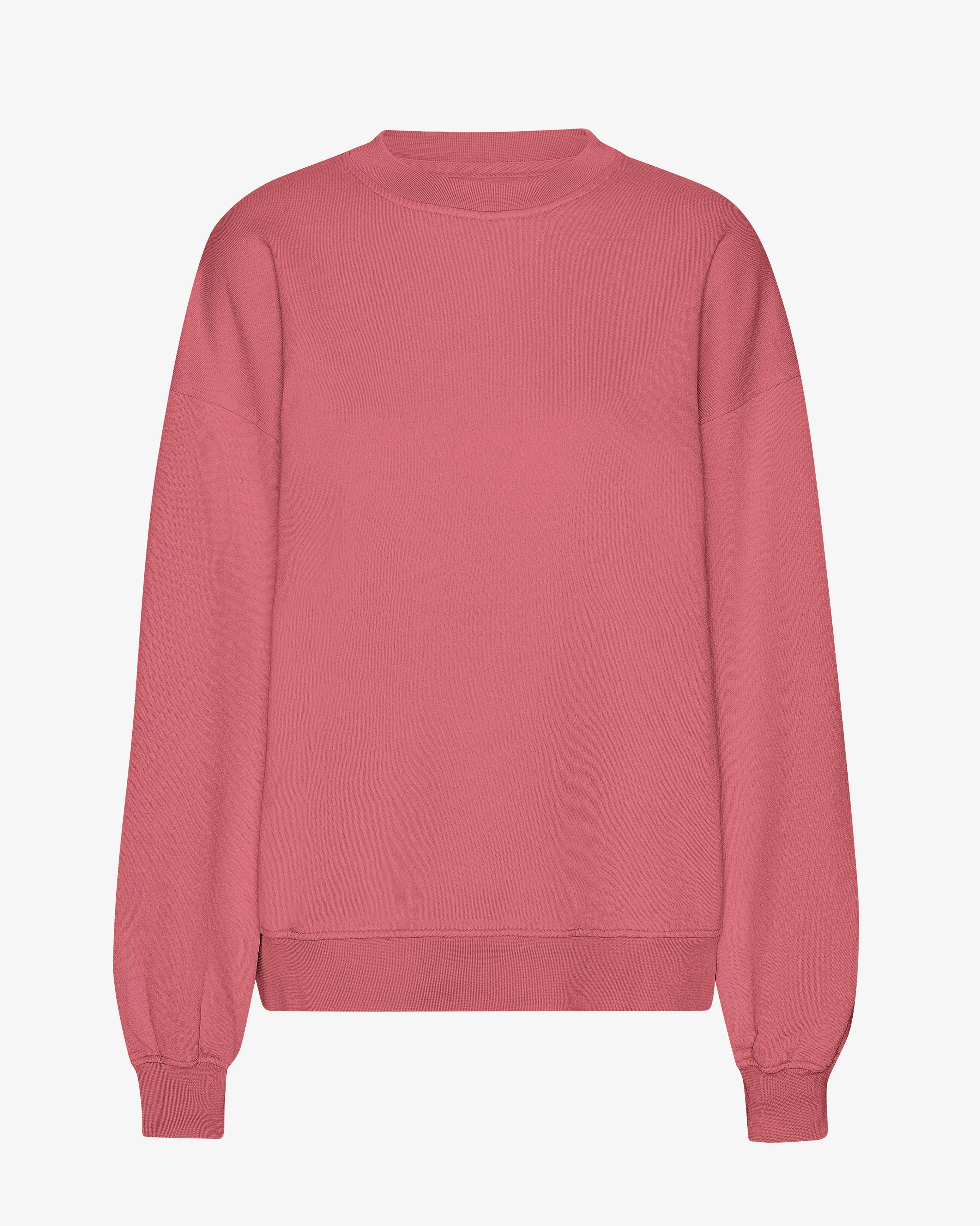 Organic Oversized Crew - Raspberry Pink