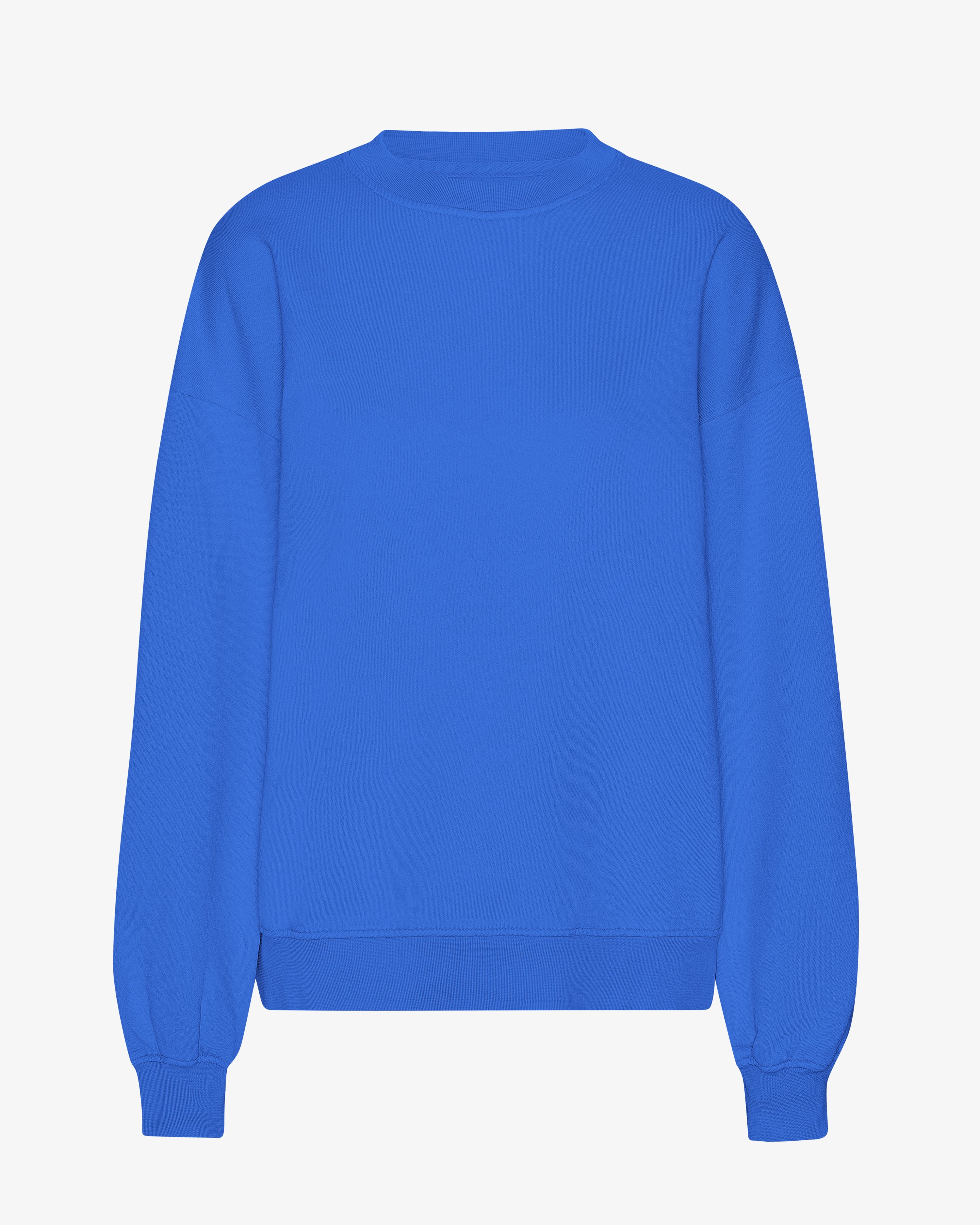 Organic Oversized Crew - Sapphire Blue