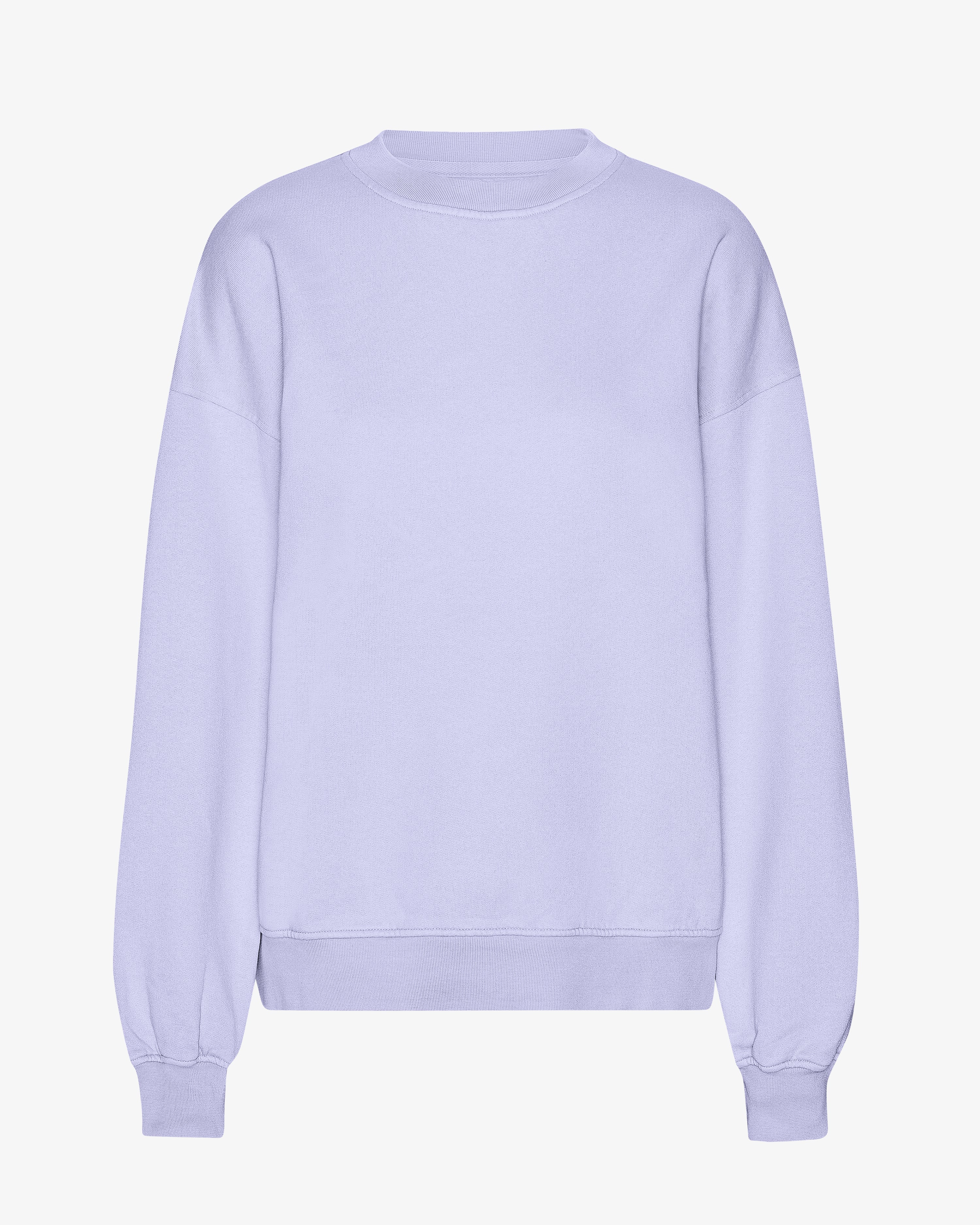 Organic Oversized Crew - Soft Lavender