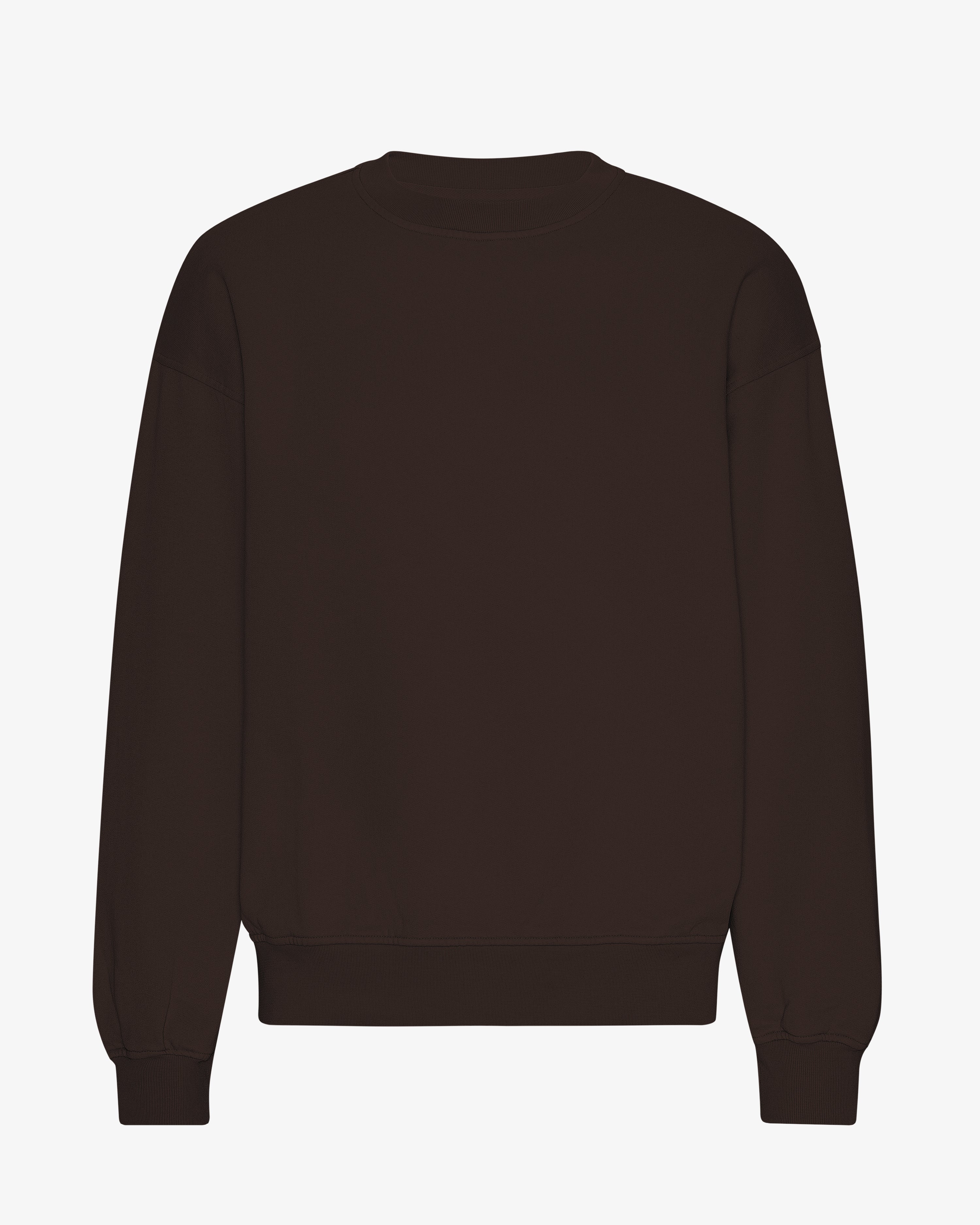 Organic Oversized Crew - Coffee Brown