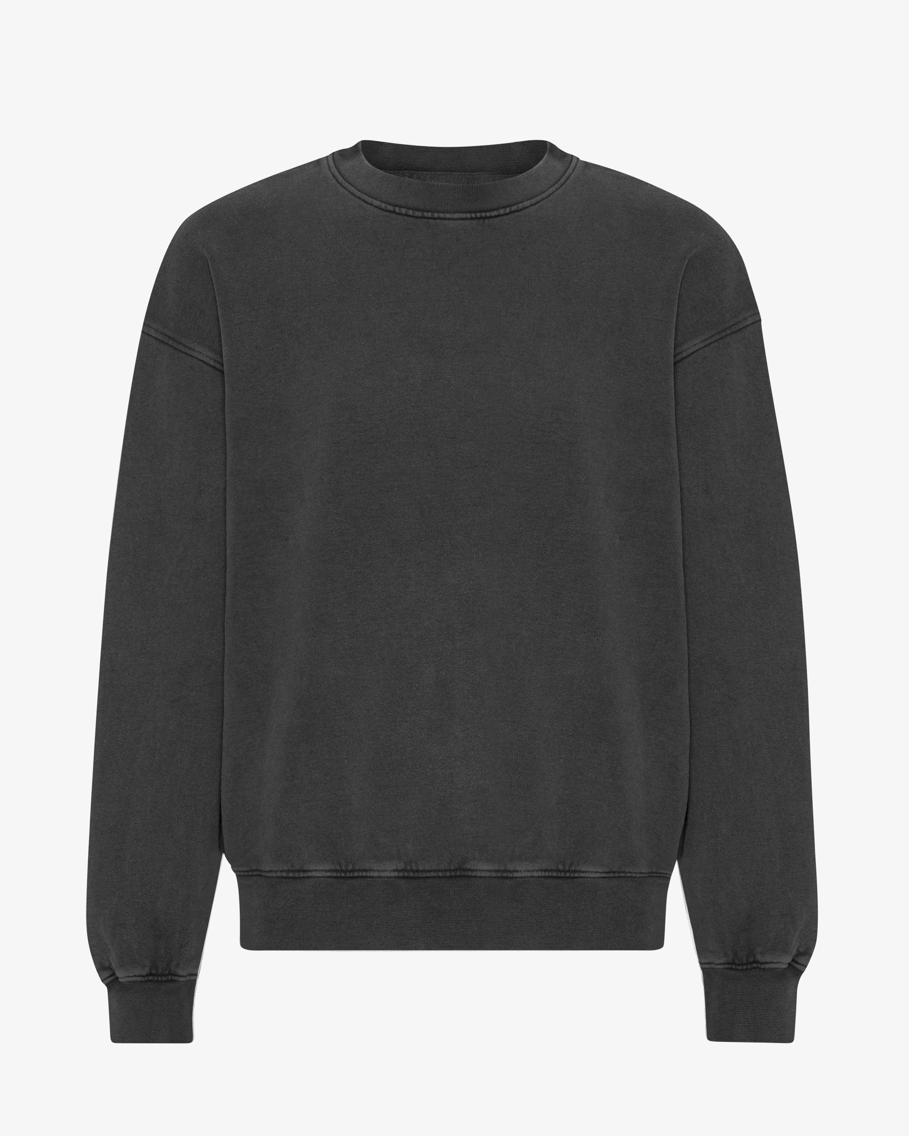 Organic Oversized Crew - Faded Black