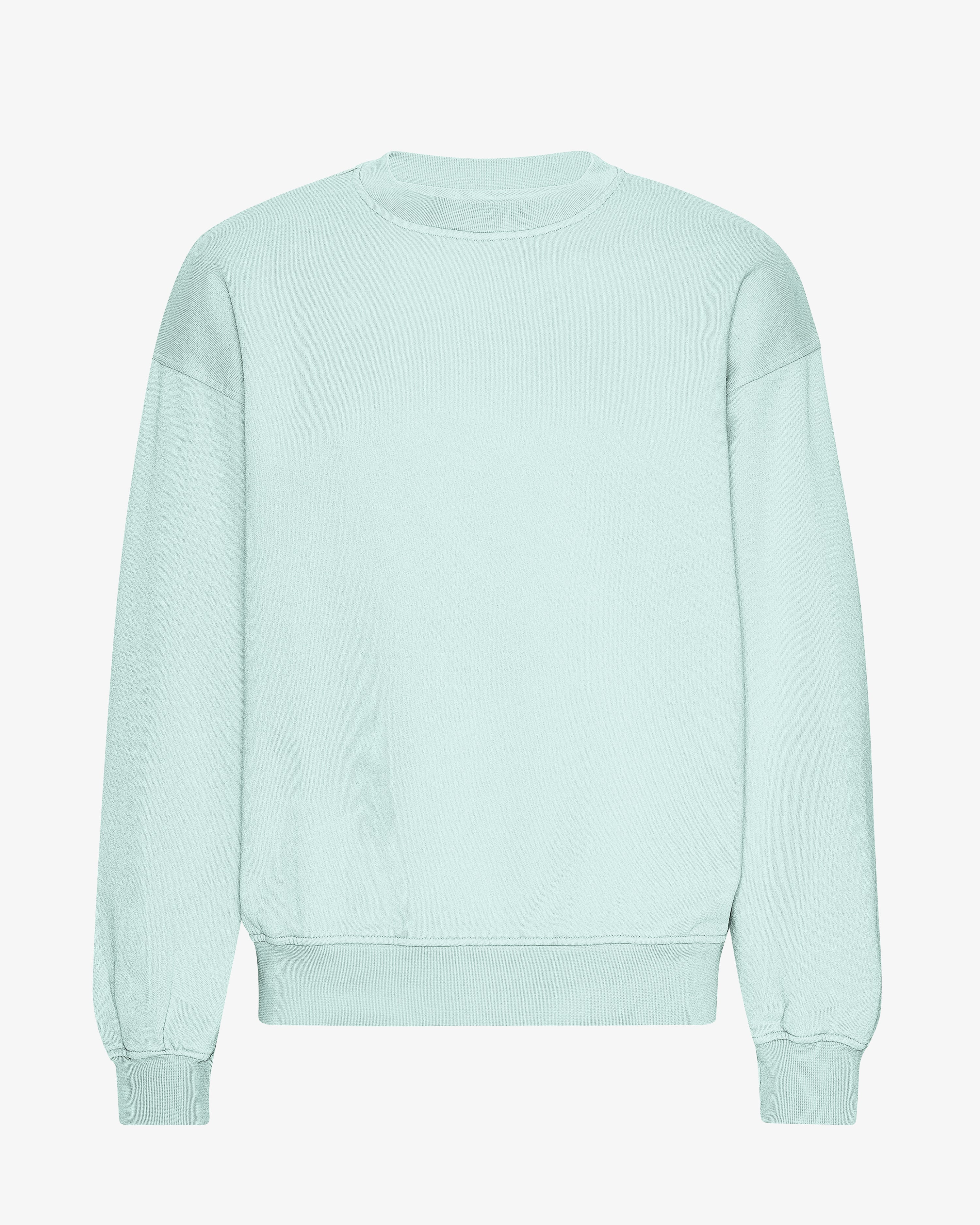 Organic Oversized Crew - Light Aqua