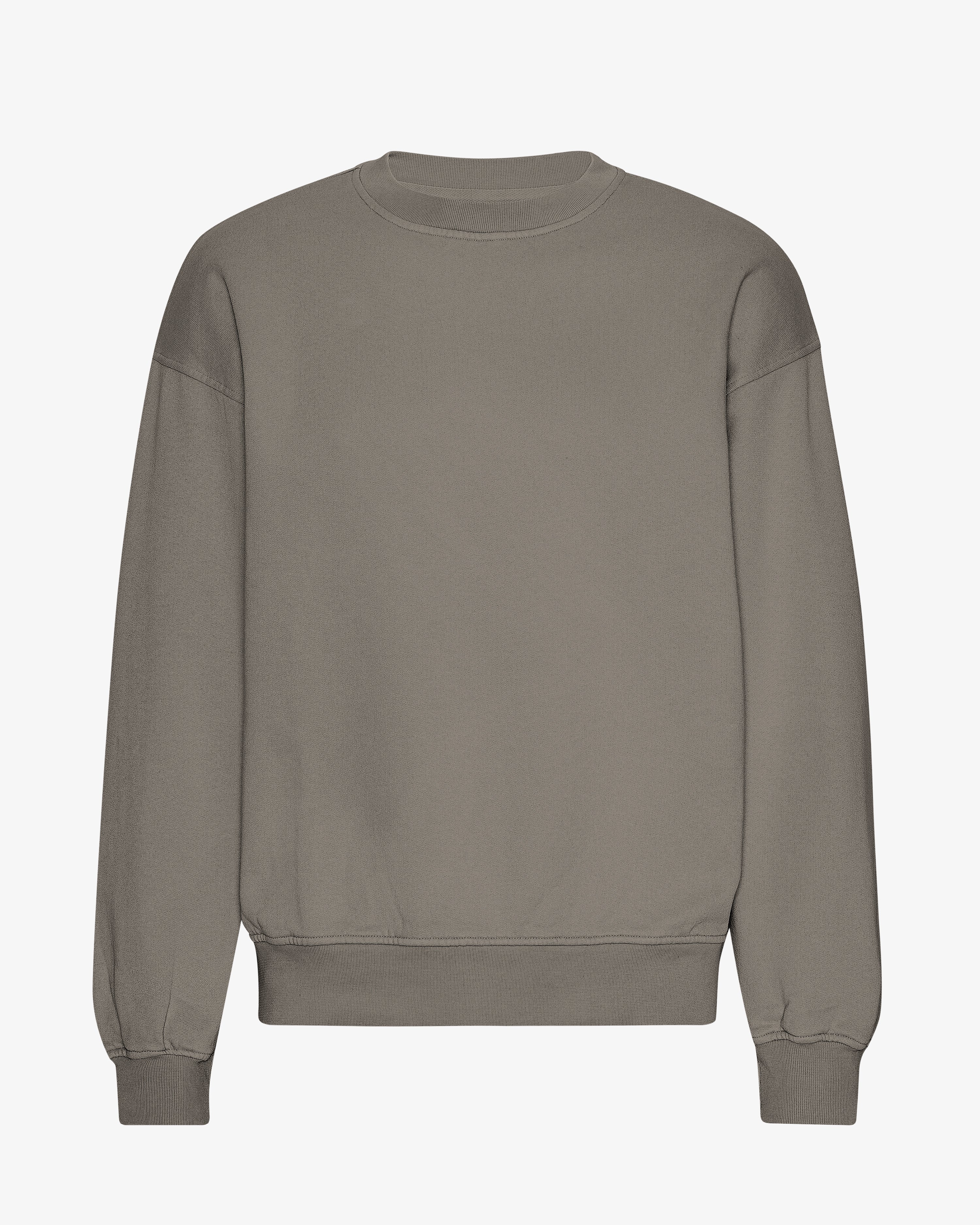 Organic Oversized Crew - Misty Brown