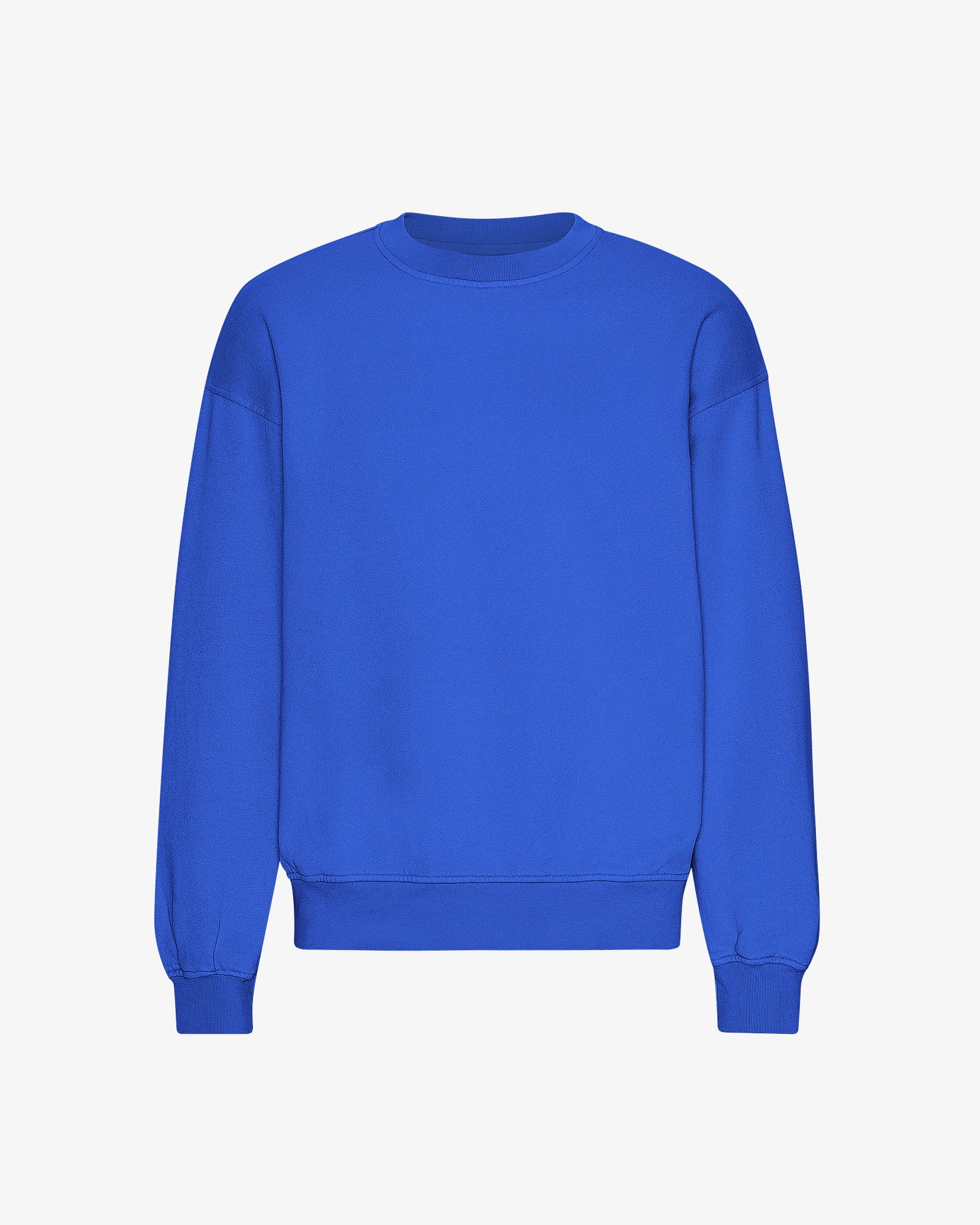 Organic Oversized Crew - Sapphire Blue