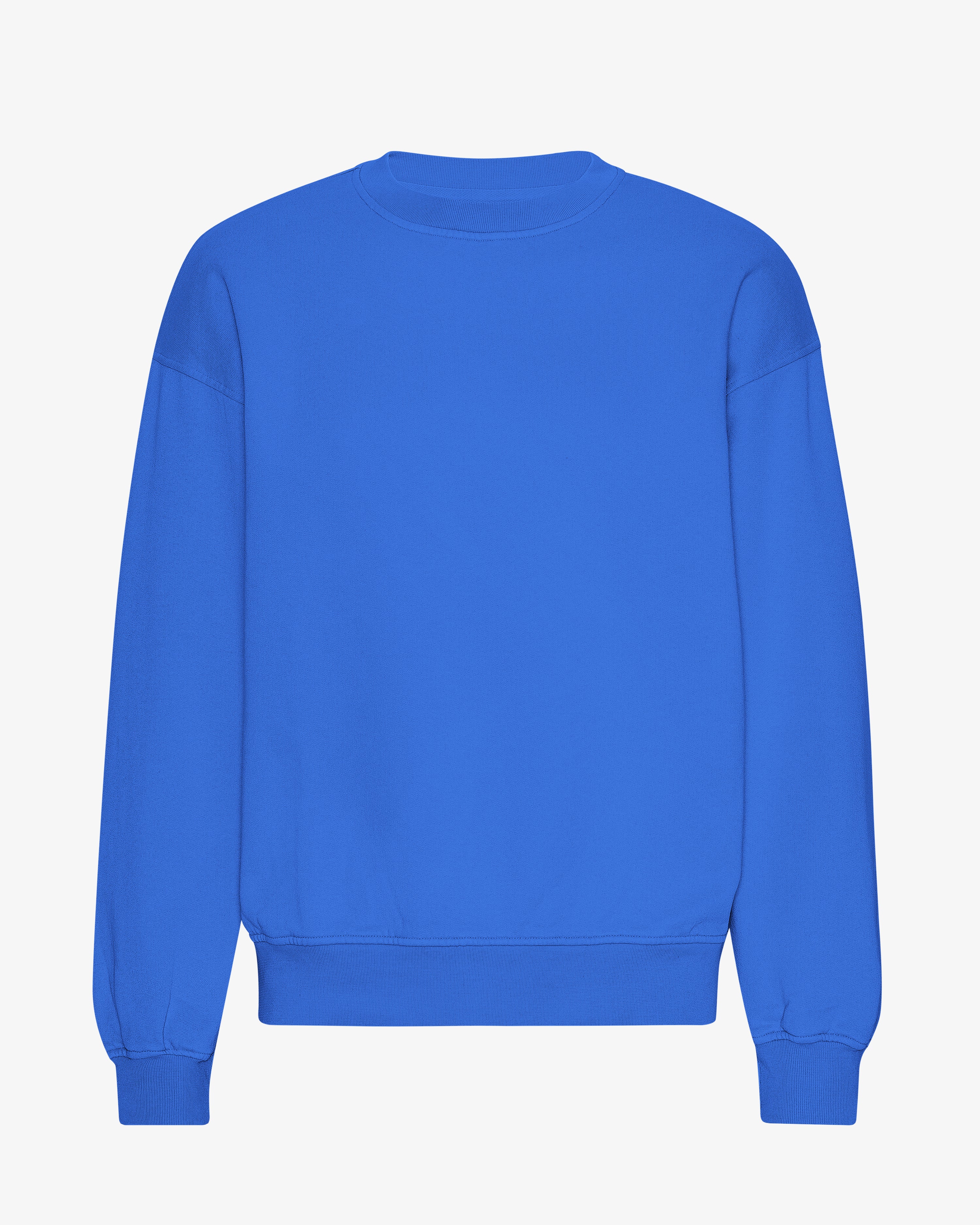 Organic Oversized Crew - Sapphire Blue