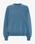 Organic Oversized Crew - Faded Indigo