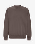 Organic Oversized Crew - Faded Mud