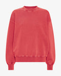 Organic Oversized Crew - Faded Red
