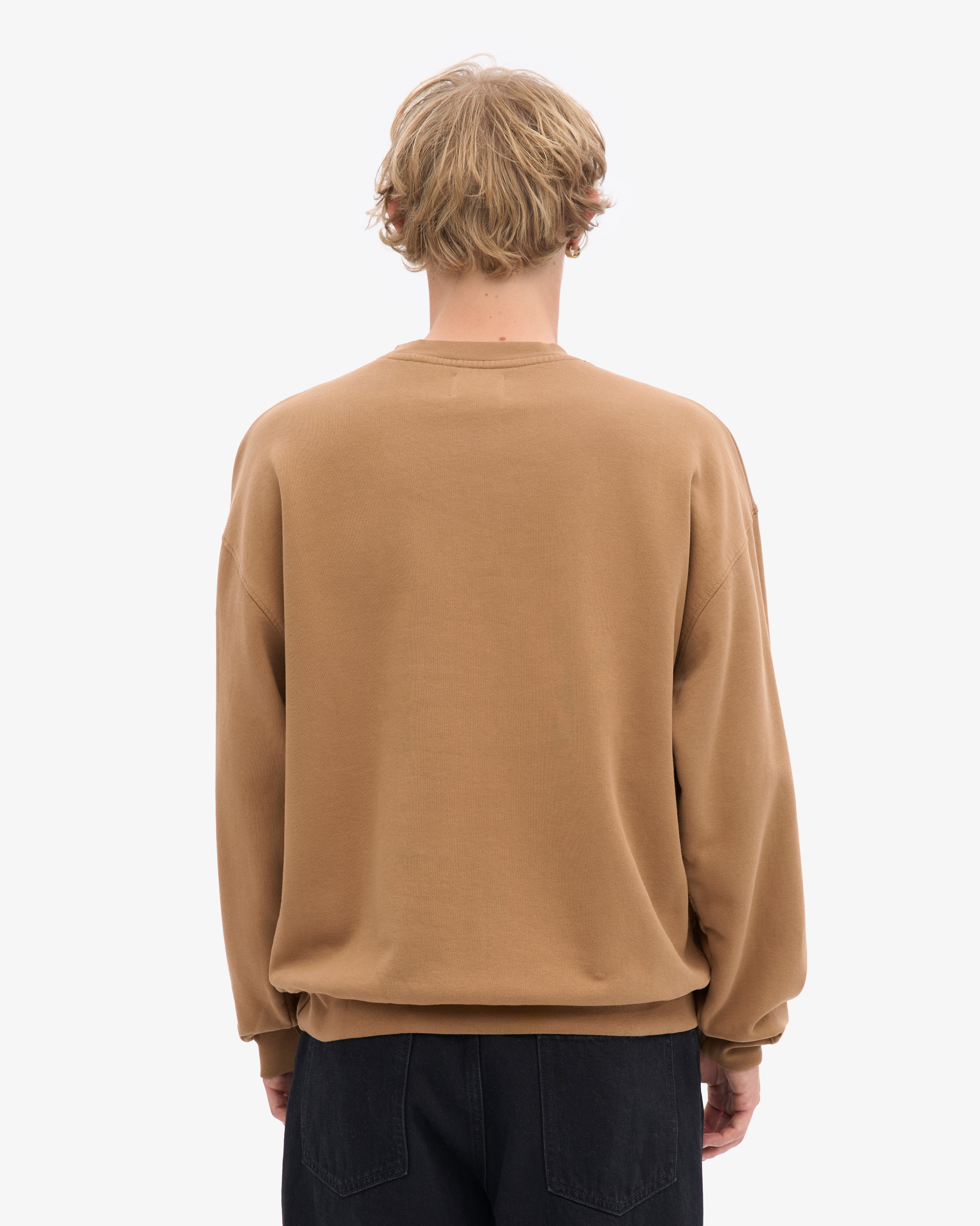 Organic Oversized Crew - Sahara Camel