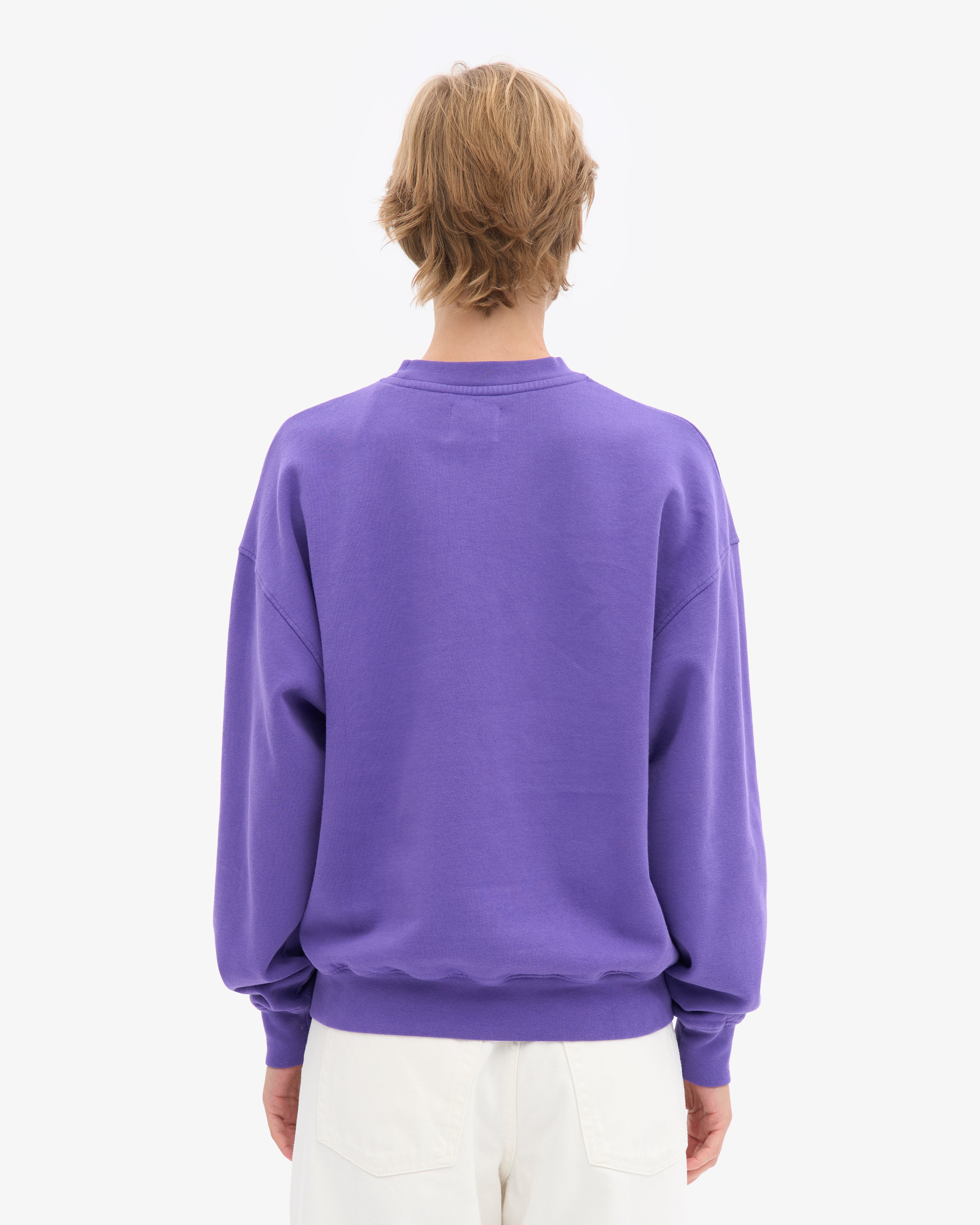 Organic Oversized Crew - Ultra Violet