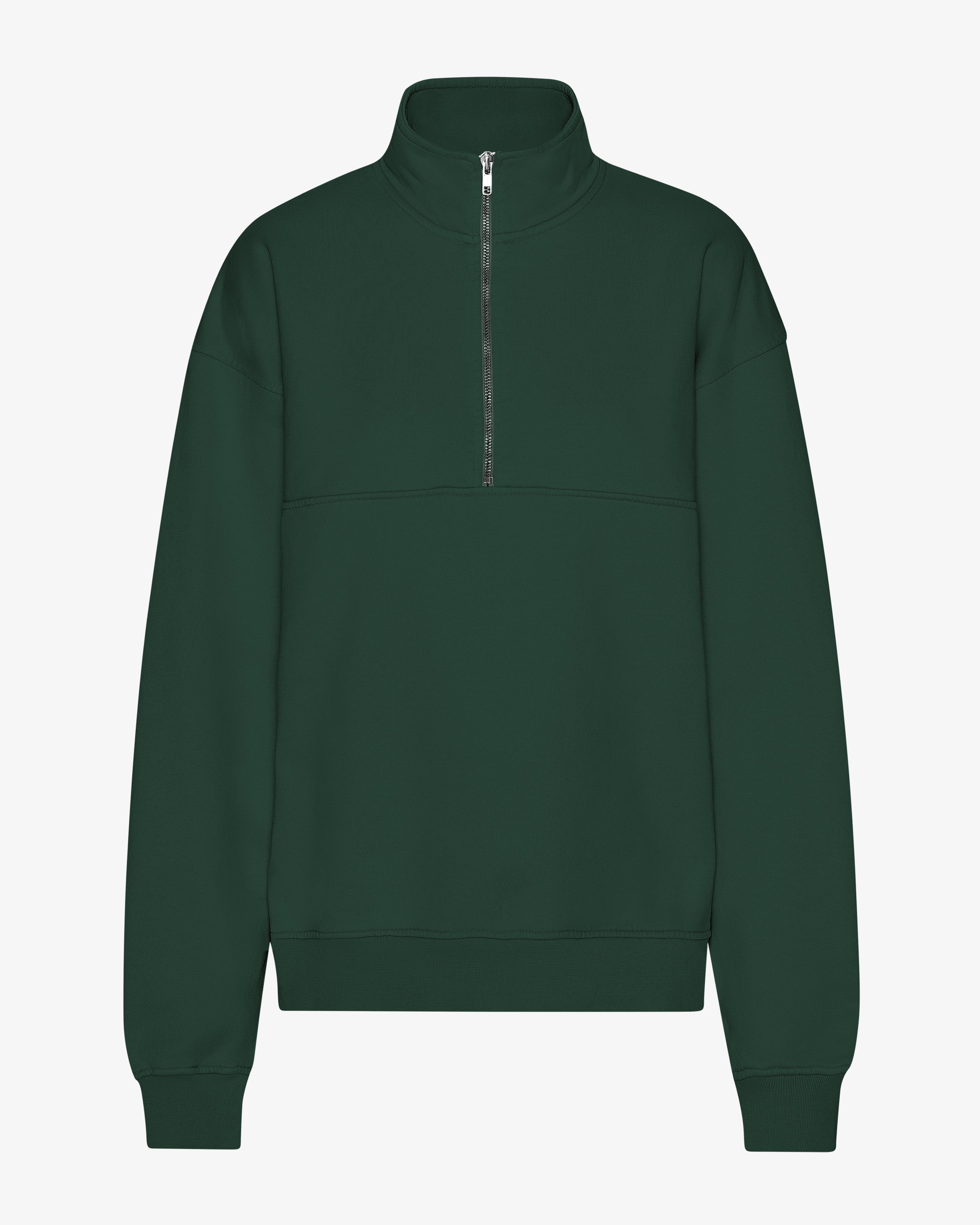 Organic Quarter Zip - Emerald Green