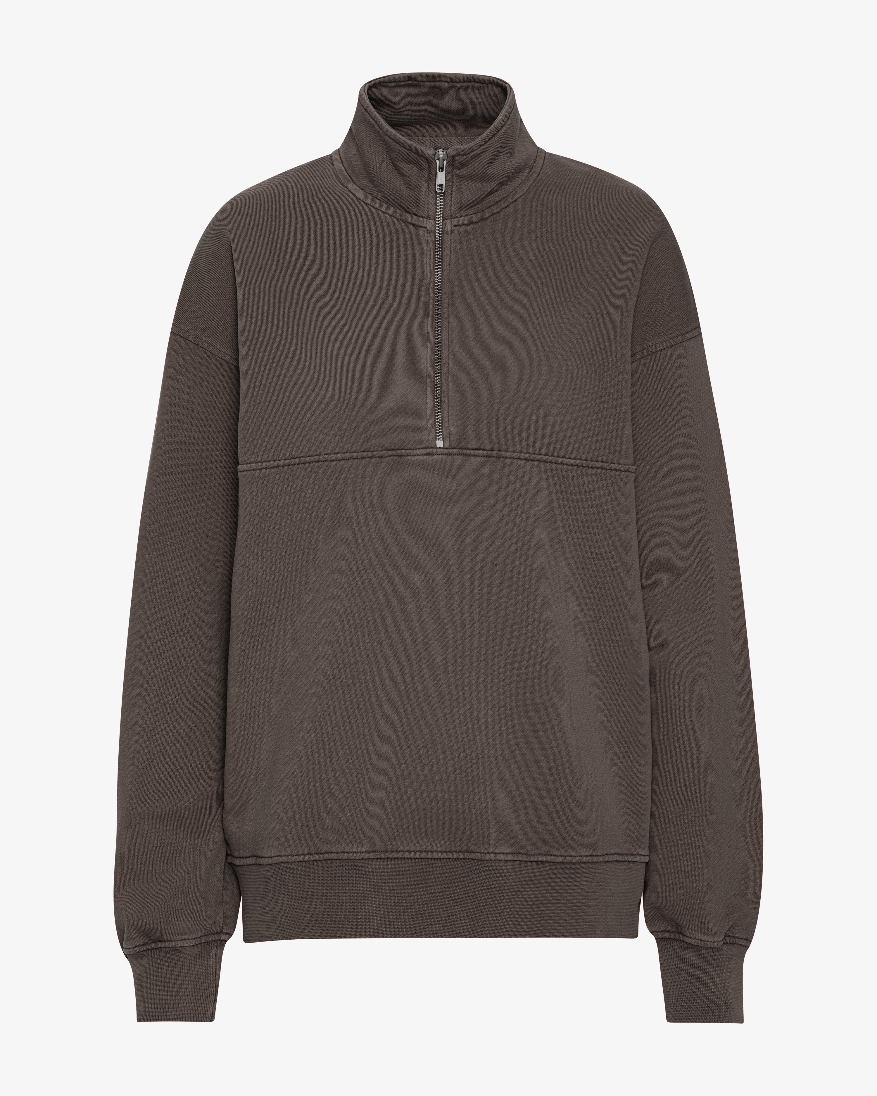 Organic Quarter Zip - Faded Mud