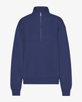 Organic Quarter Zip - Marine Blue