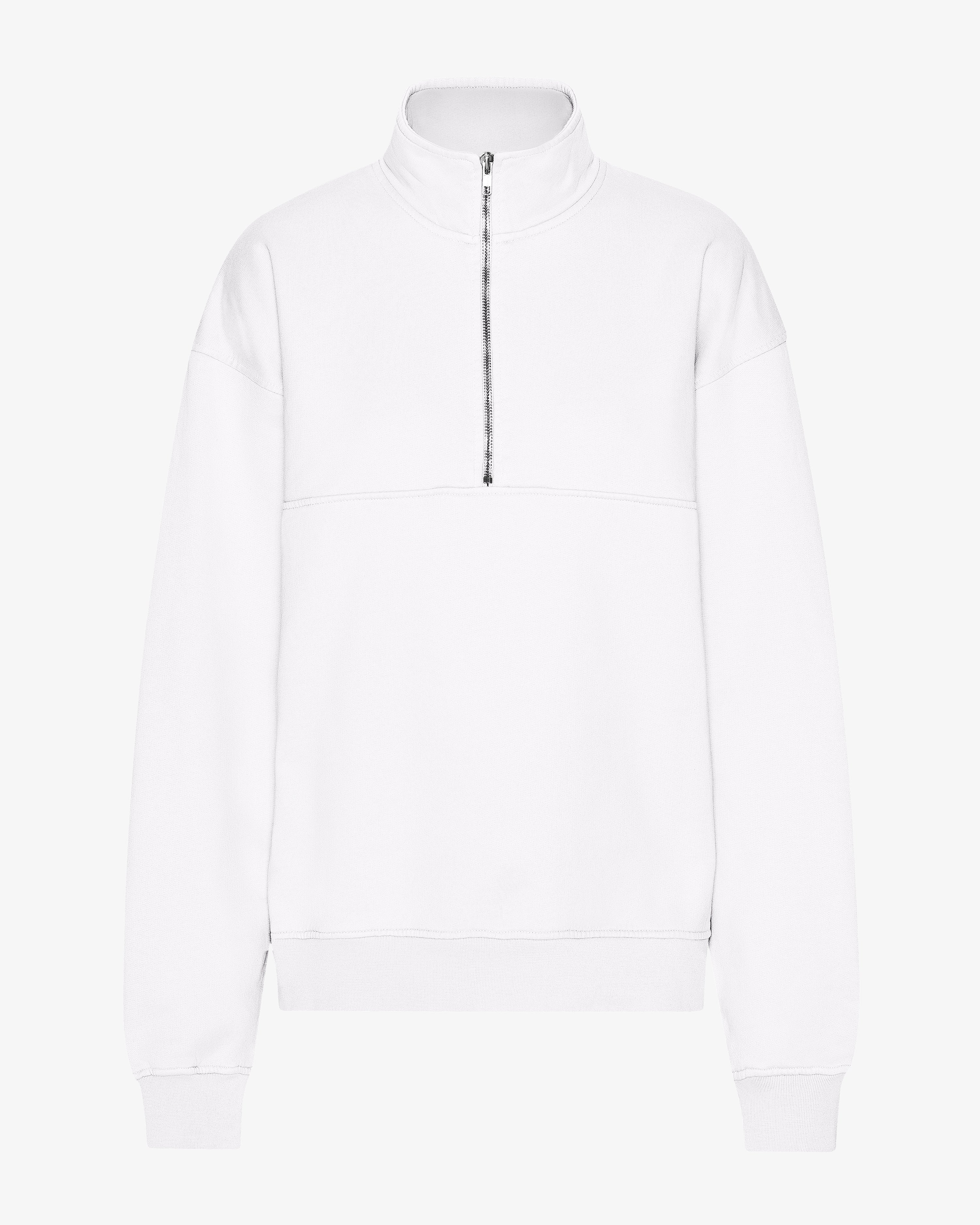 Organic Quarter Zip - Optical White