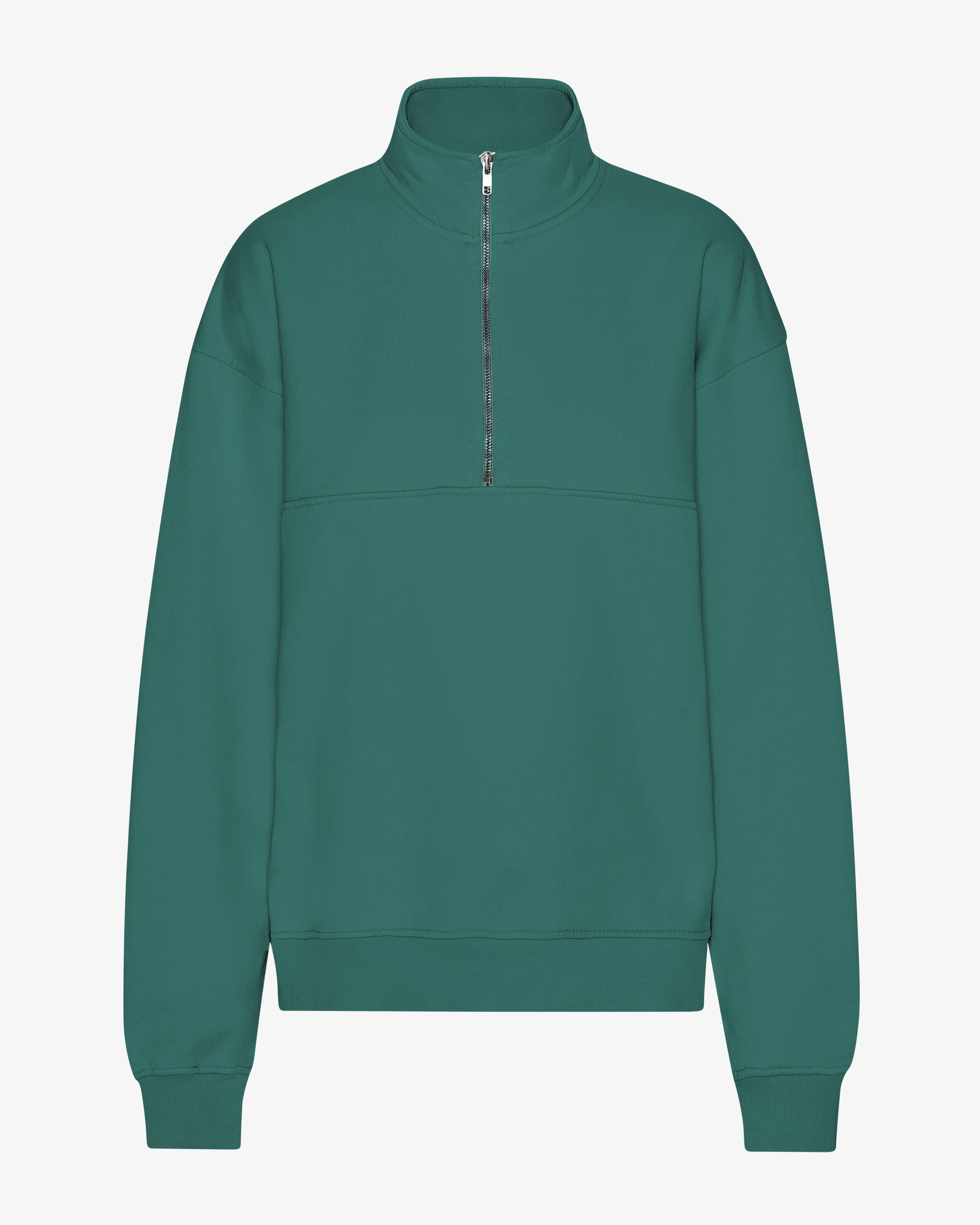 Organic Quarter Zip - Pine Green