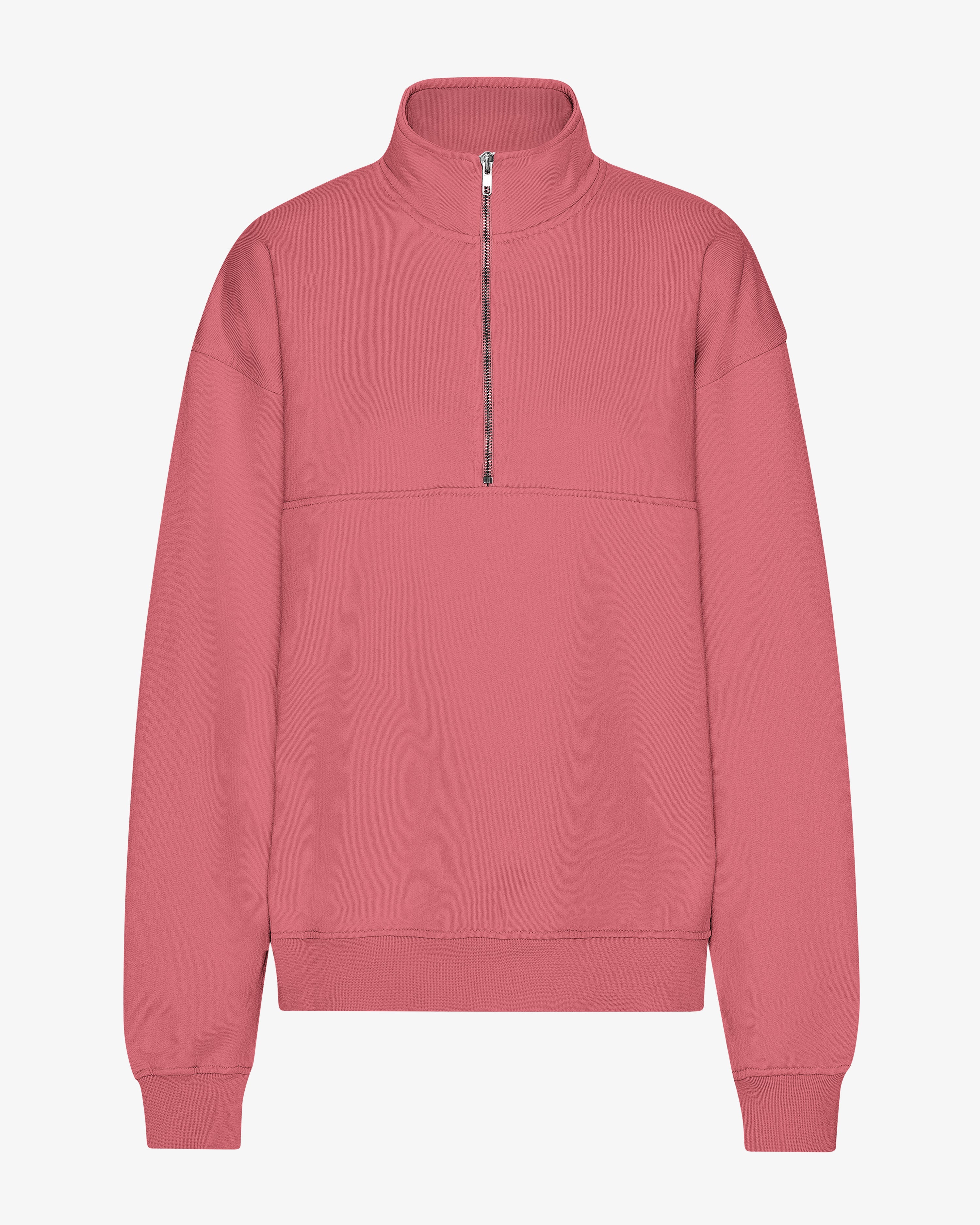 Organic Quarter Zip - Raspberry Pink