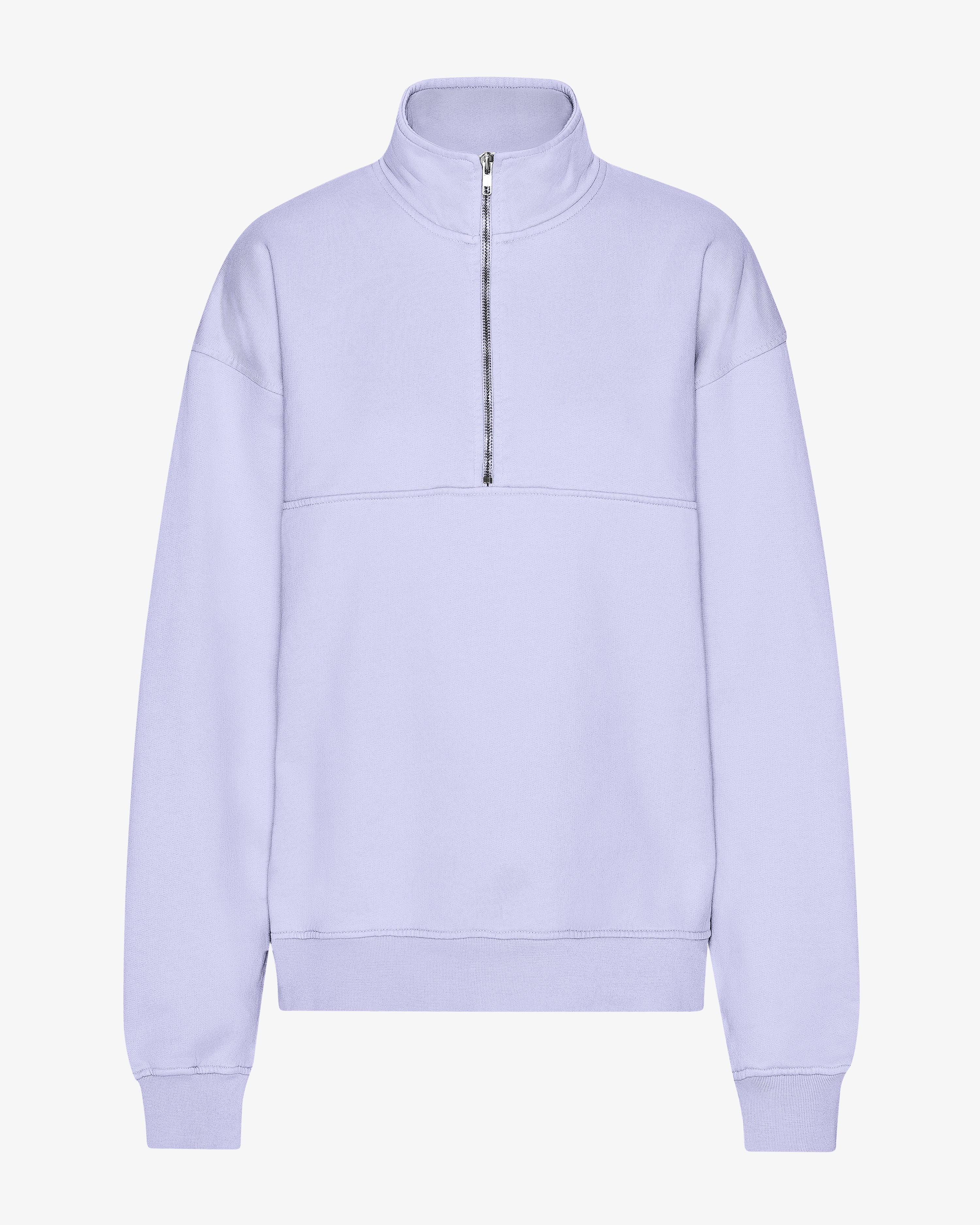 Organic Quarter Zip - Soft Lavender