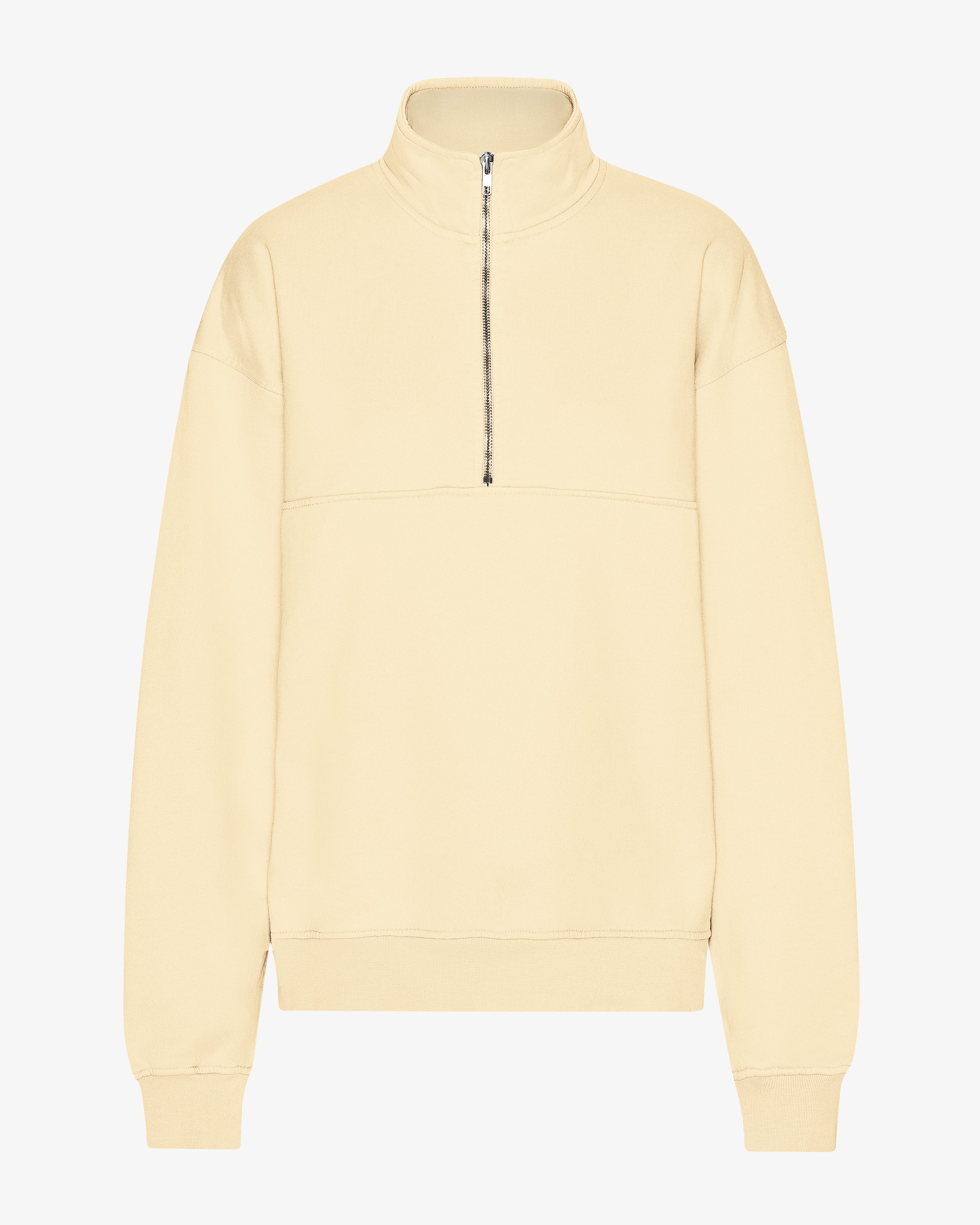 Organic Quarter Zip - Soft Yellow