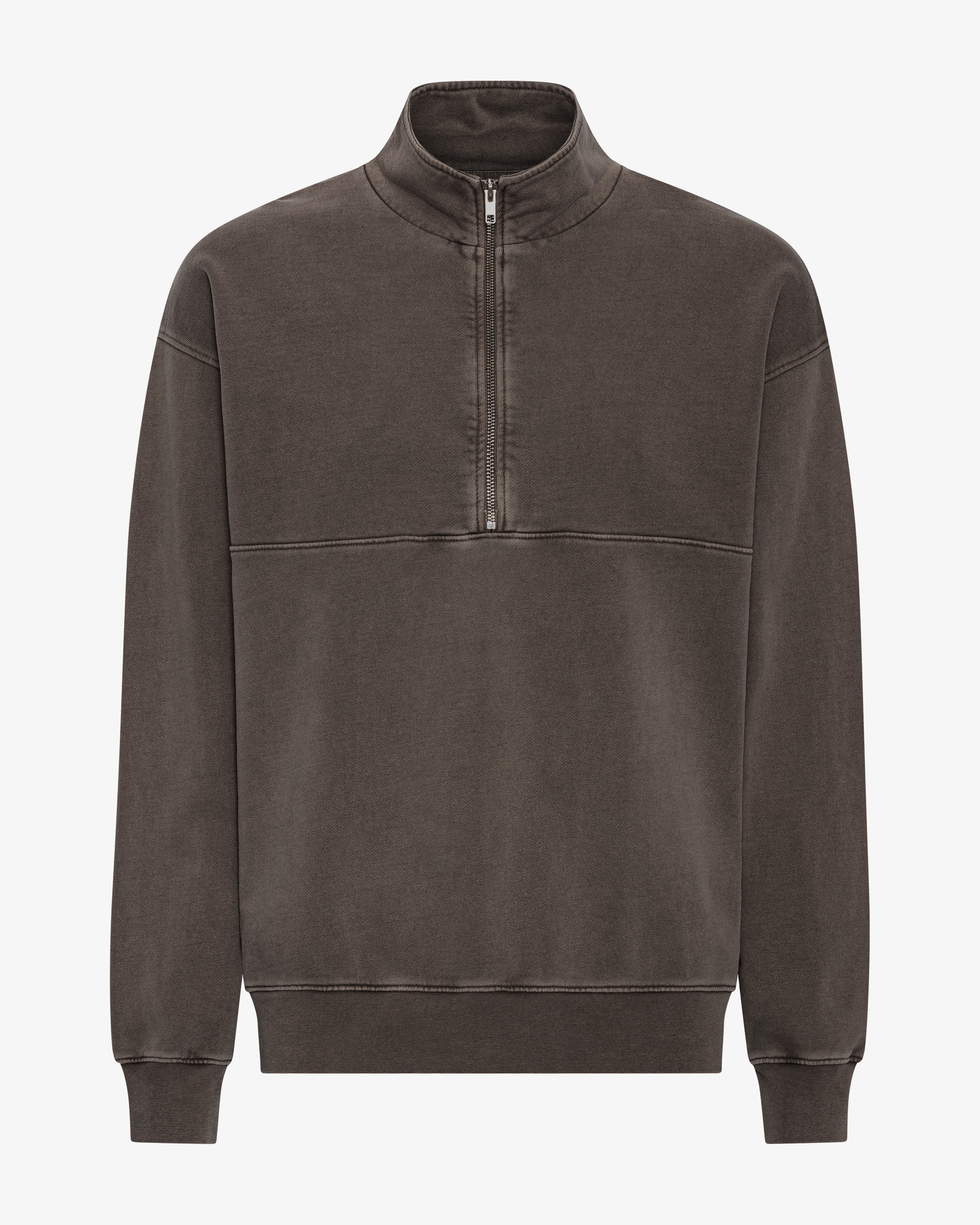 Organic Quarter Zip - Faded Mud