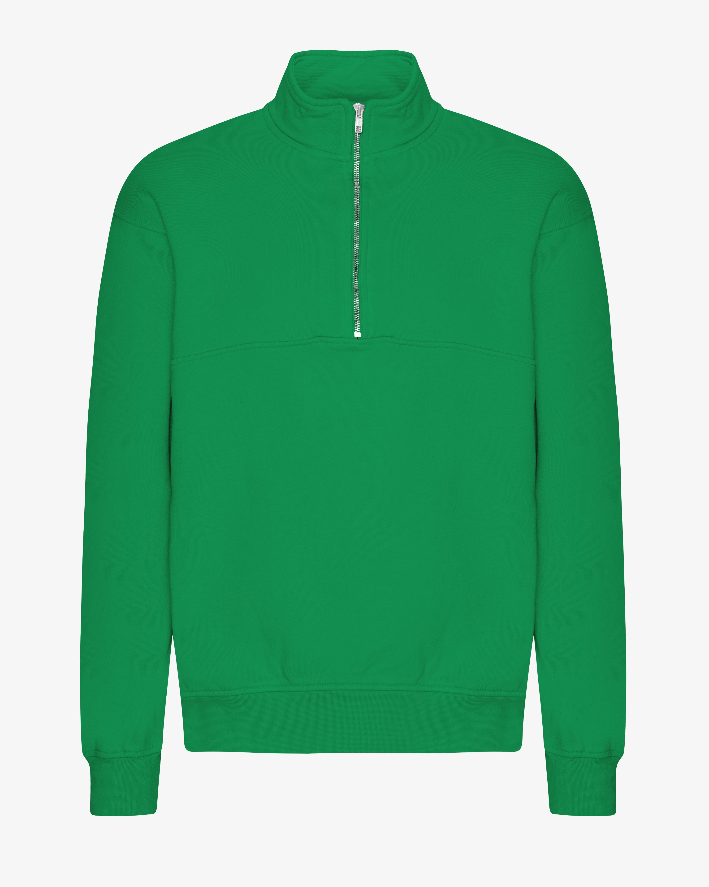 Organic Quarter Zip - Kelly Green