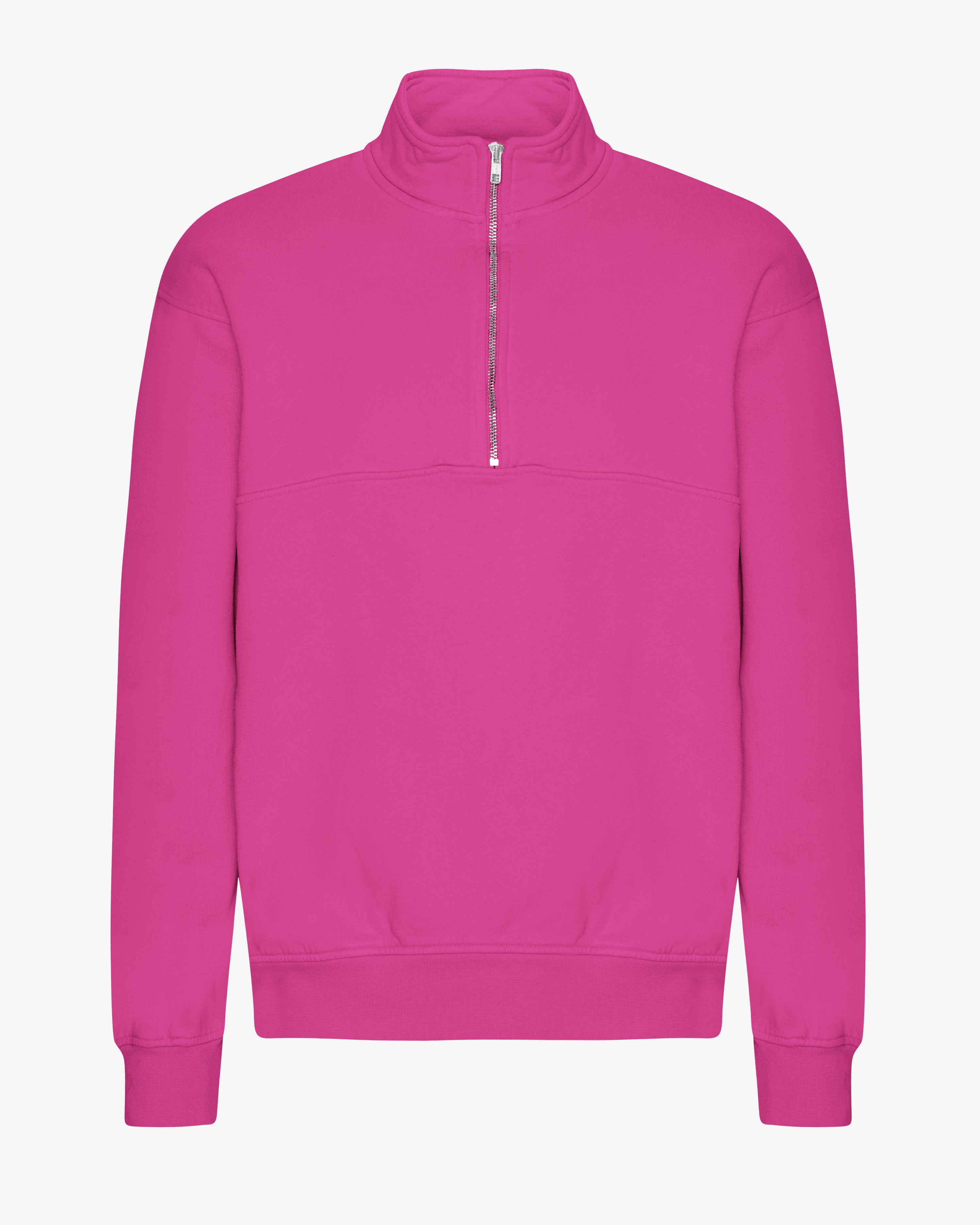 Organic Quarter Zip - Magenta Blaze