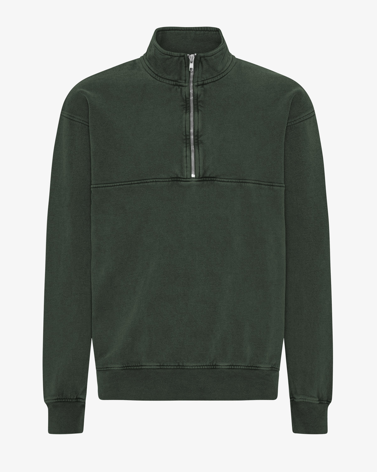 Organic Quarter Zip - Heather Grey main image 1