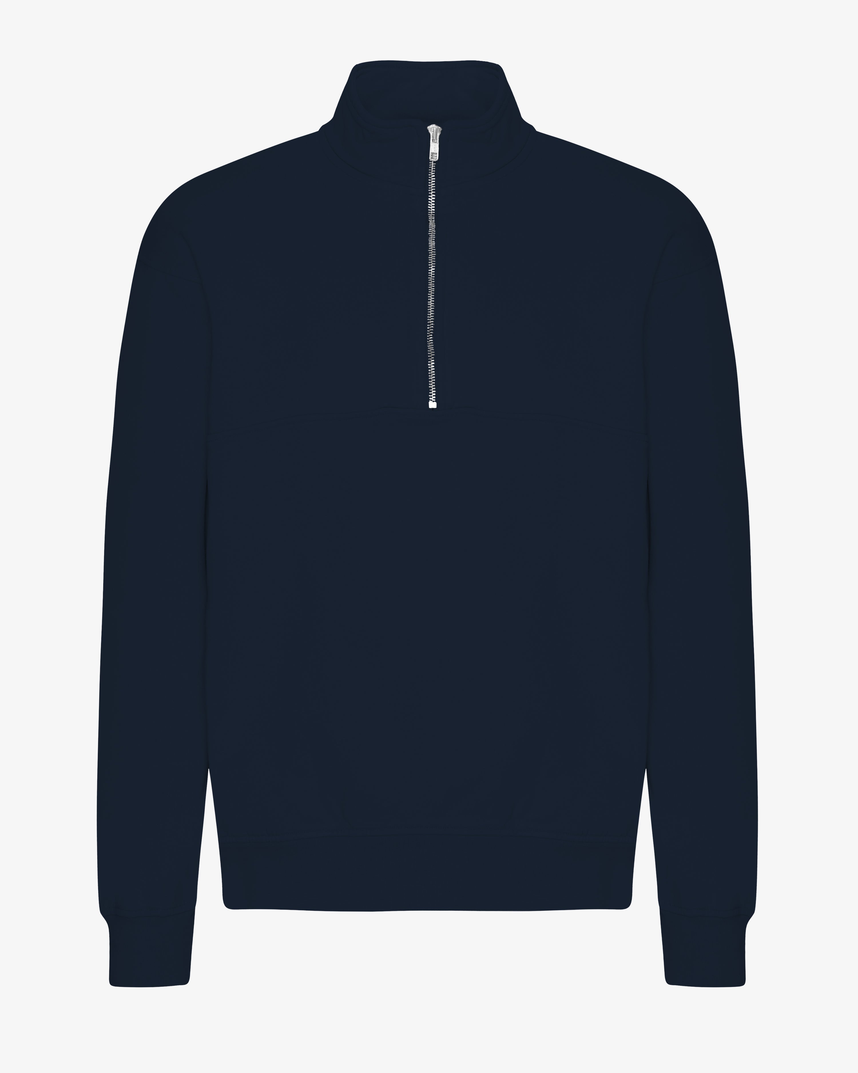 Organic Quarter Zip - Navy Blue