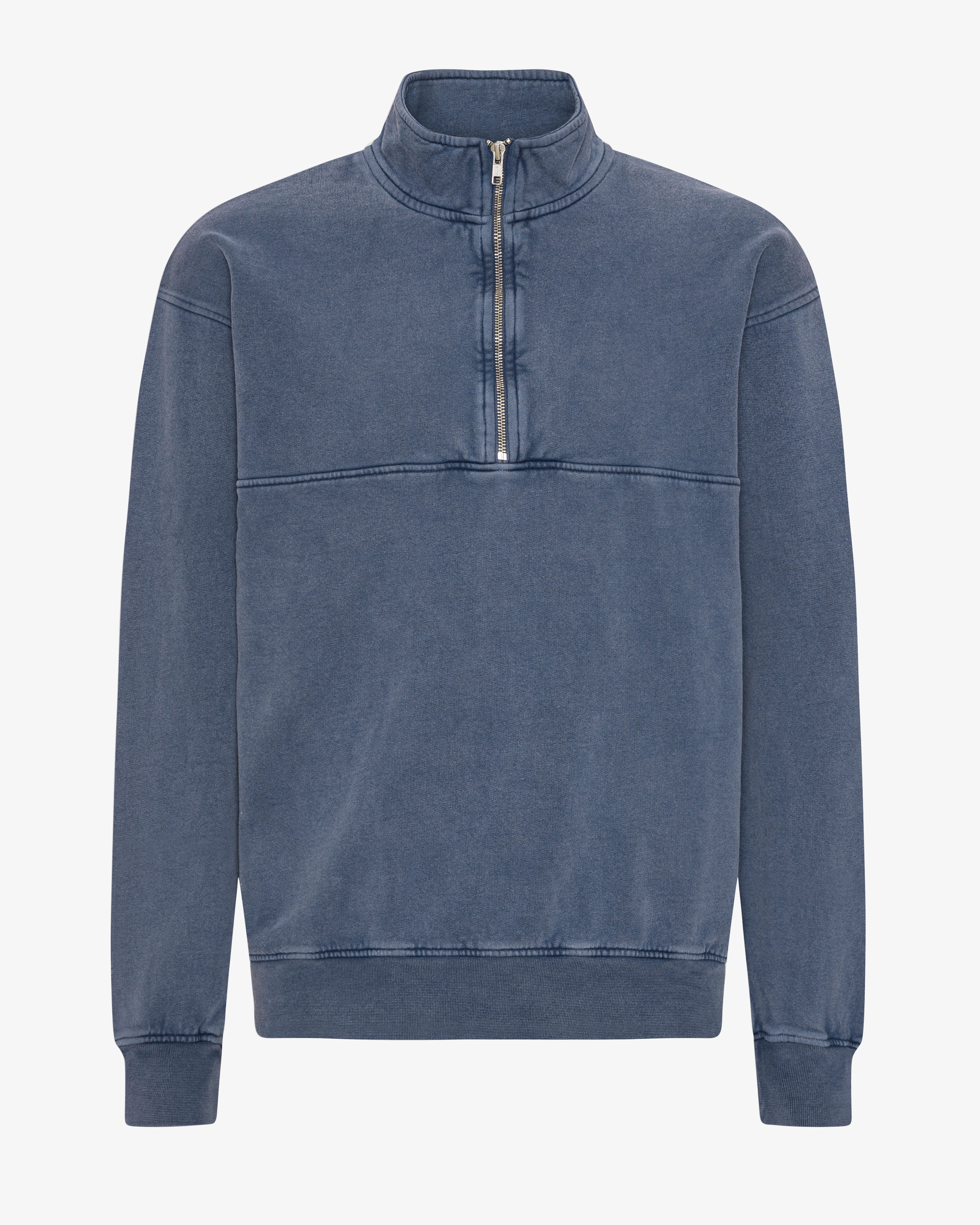 Organic Quarter Zip - Neptune Blue